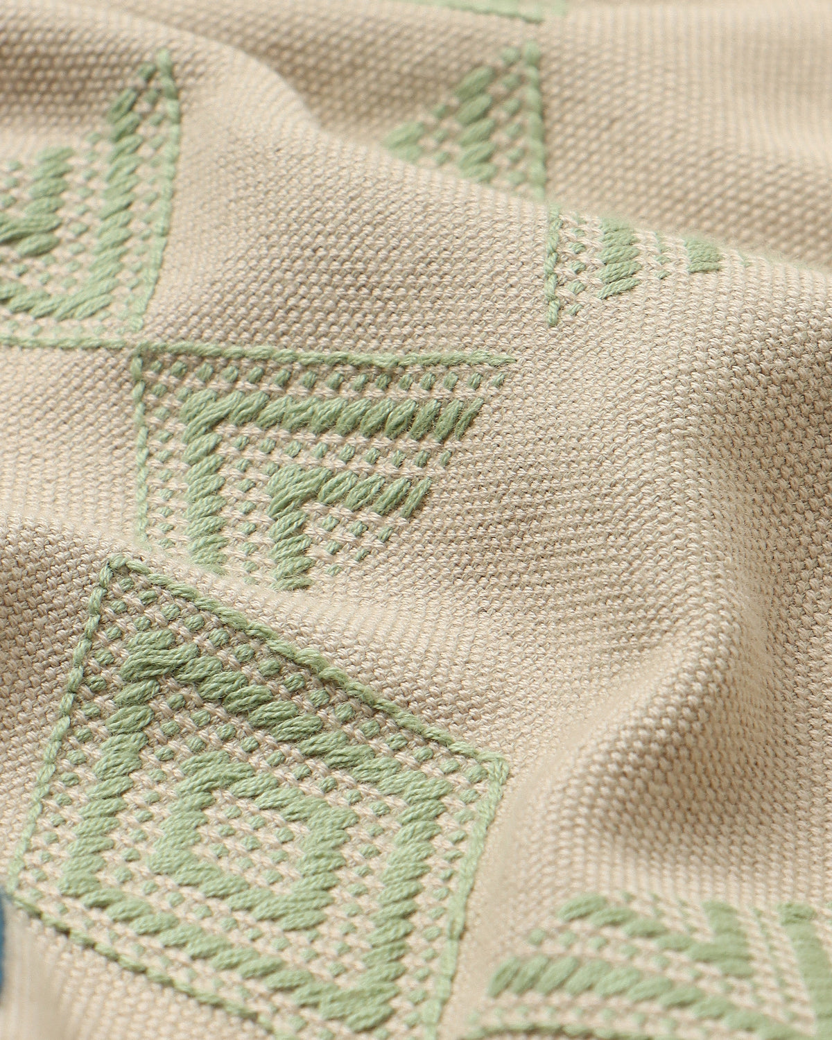 Carlos Bhujodi Extra Weft Cotton Table Cover