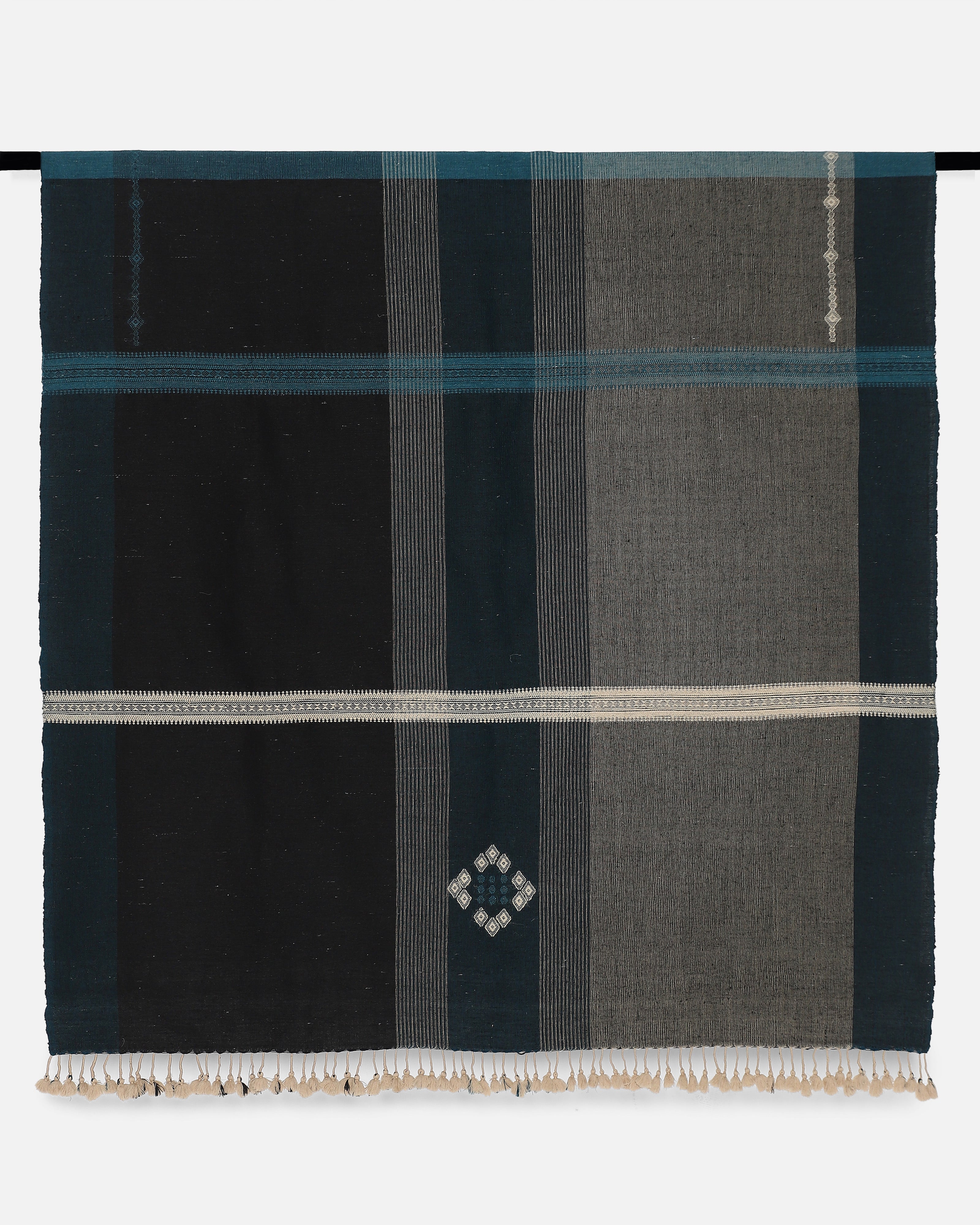 Moomal Bhujodi Extra Weft Woolen Throw