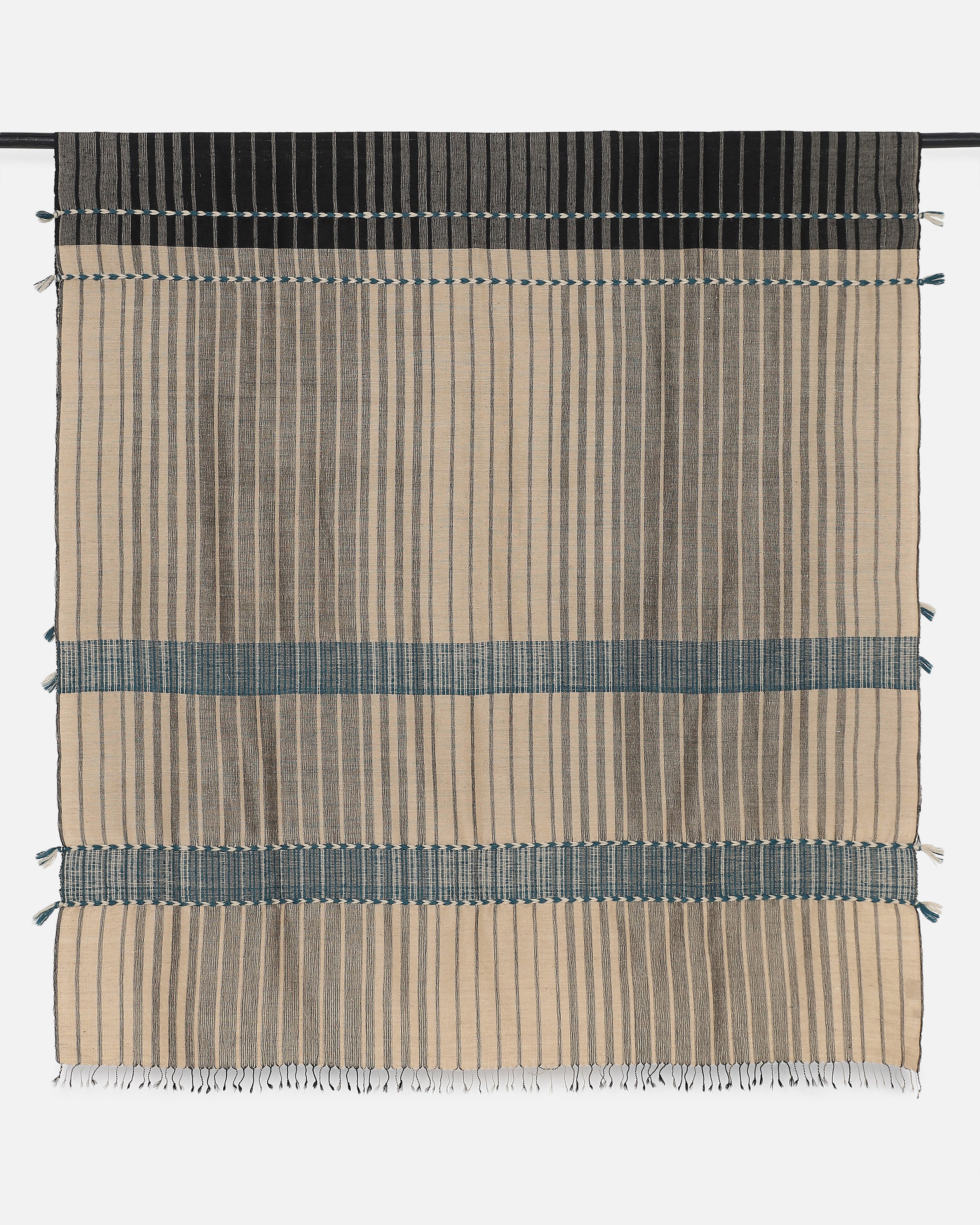 Marvi Bhujodi Extra Weft Woolen Throw