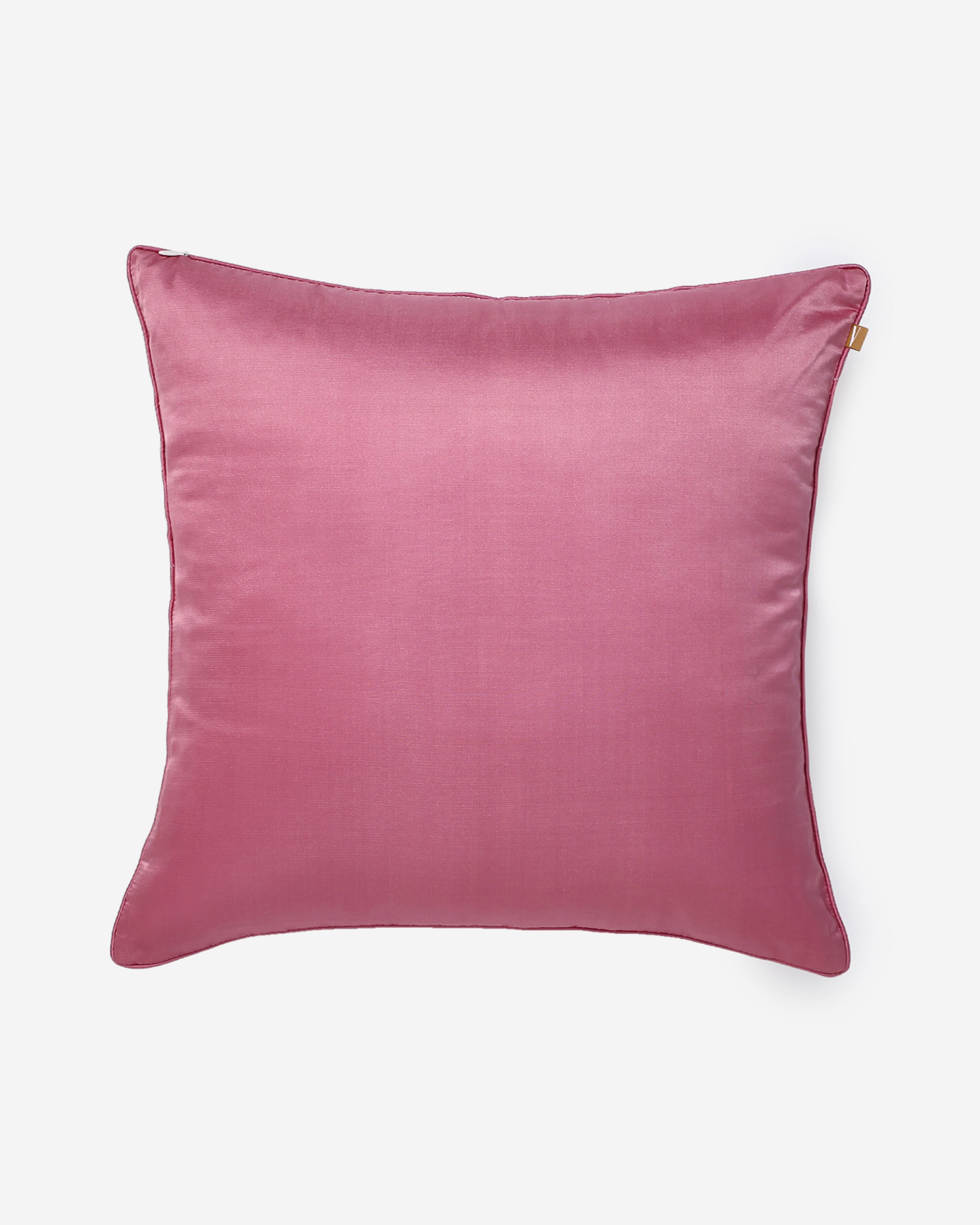 Rosario Banarasi Tanchoi Silk Cushion Cover