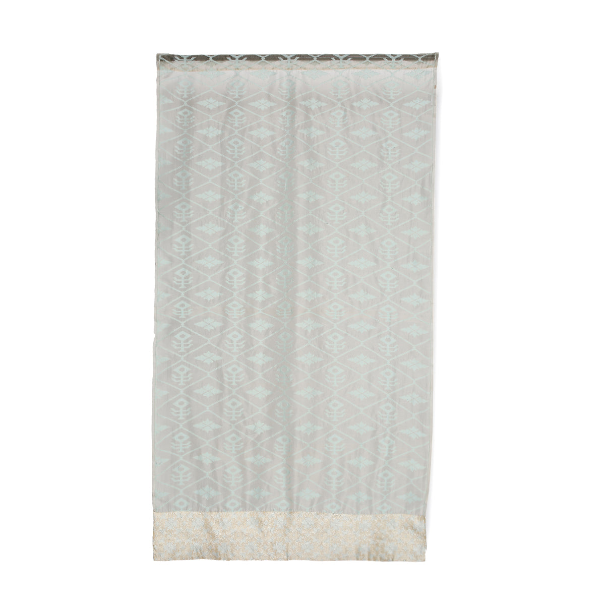 Larkspur Banarasi Powdi Silk Curtain