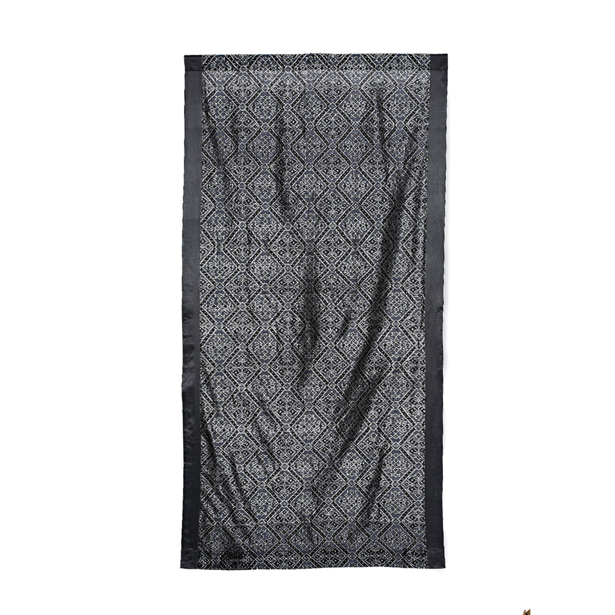 Rhombus Pochampally Weft Ikat Cotton Silk Curtain