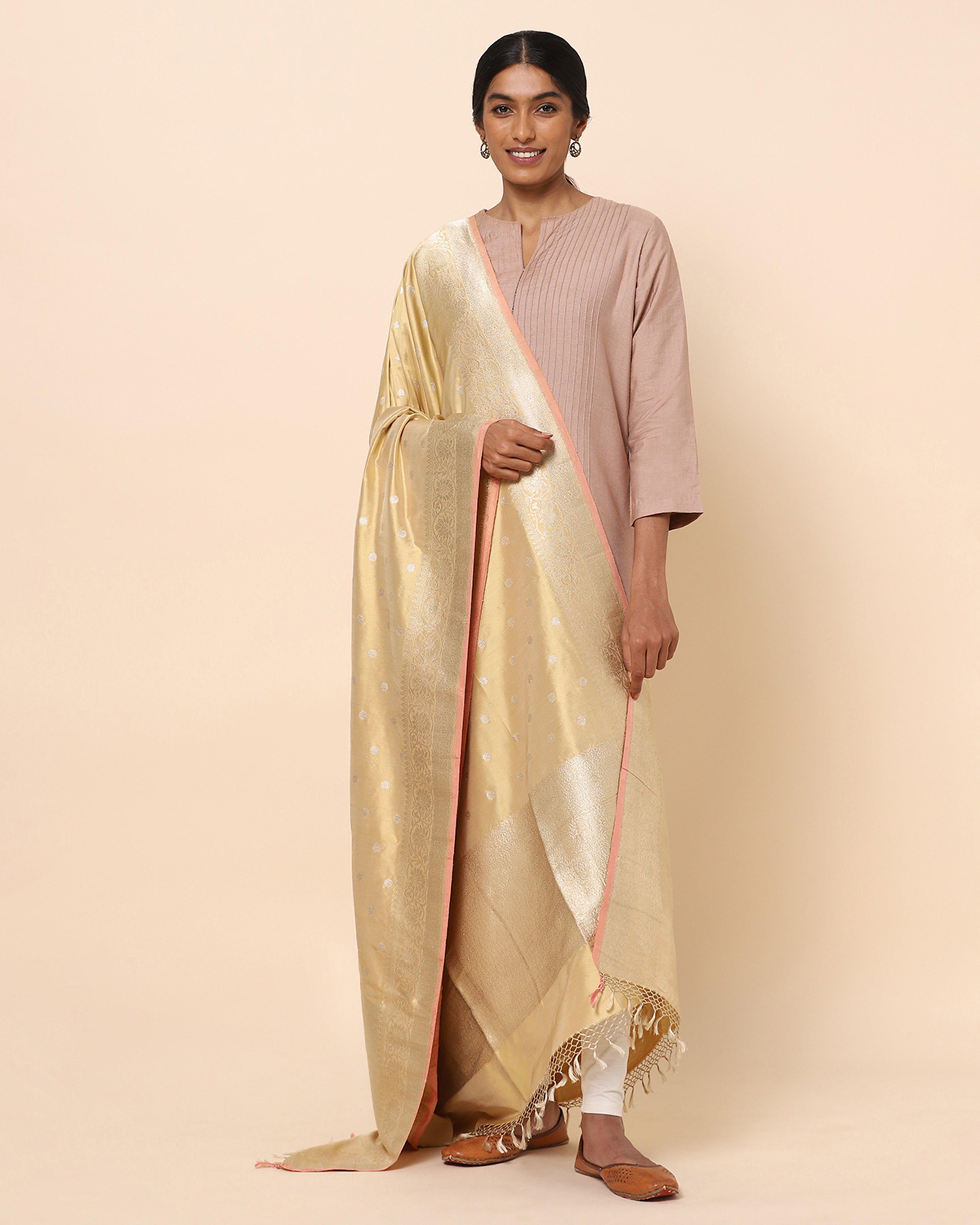 Madhu Banarasi Kadwa Silk Dupatta