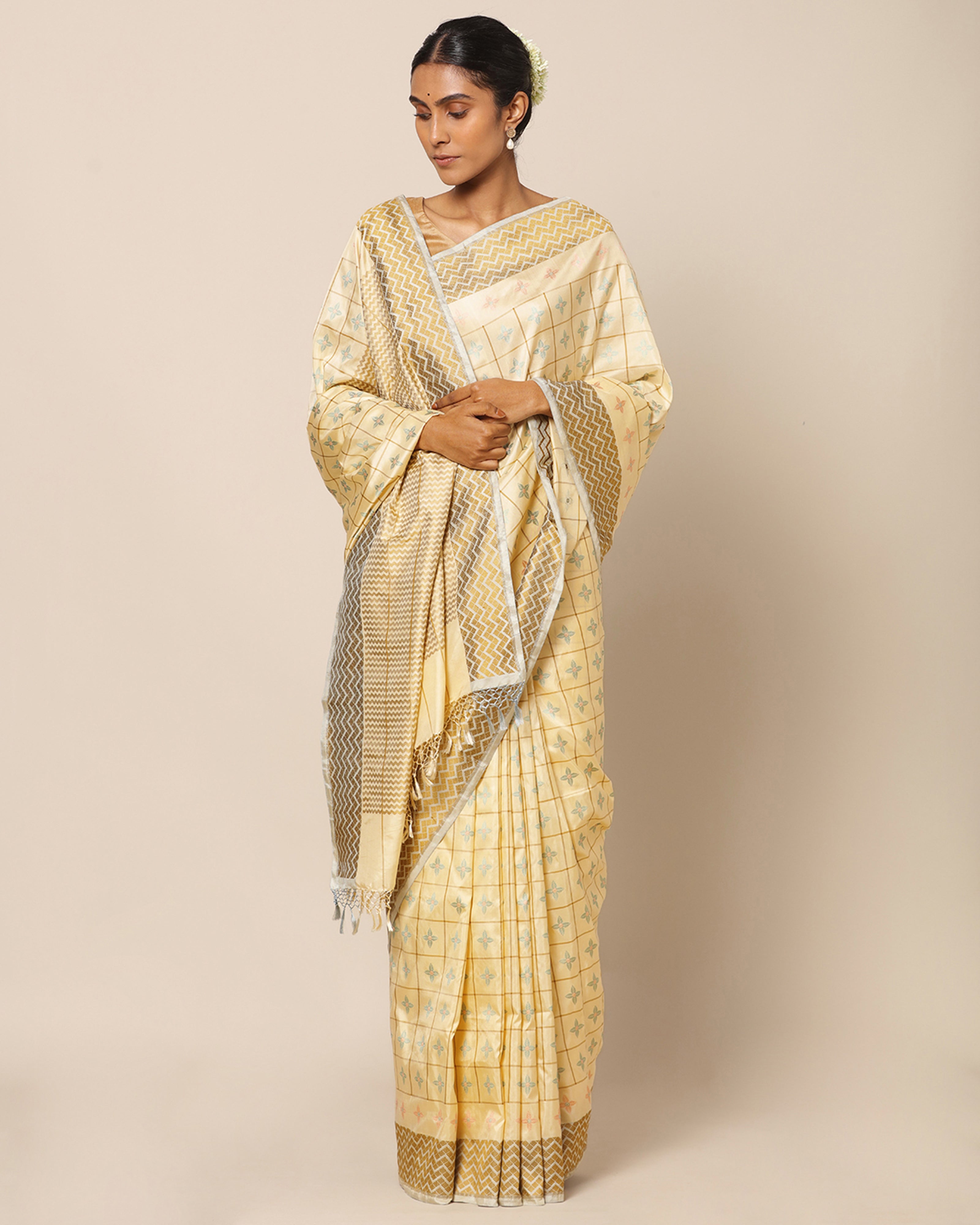 Chathur Banarasi Kadwa Silk Saree