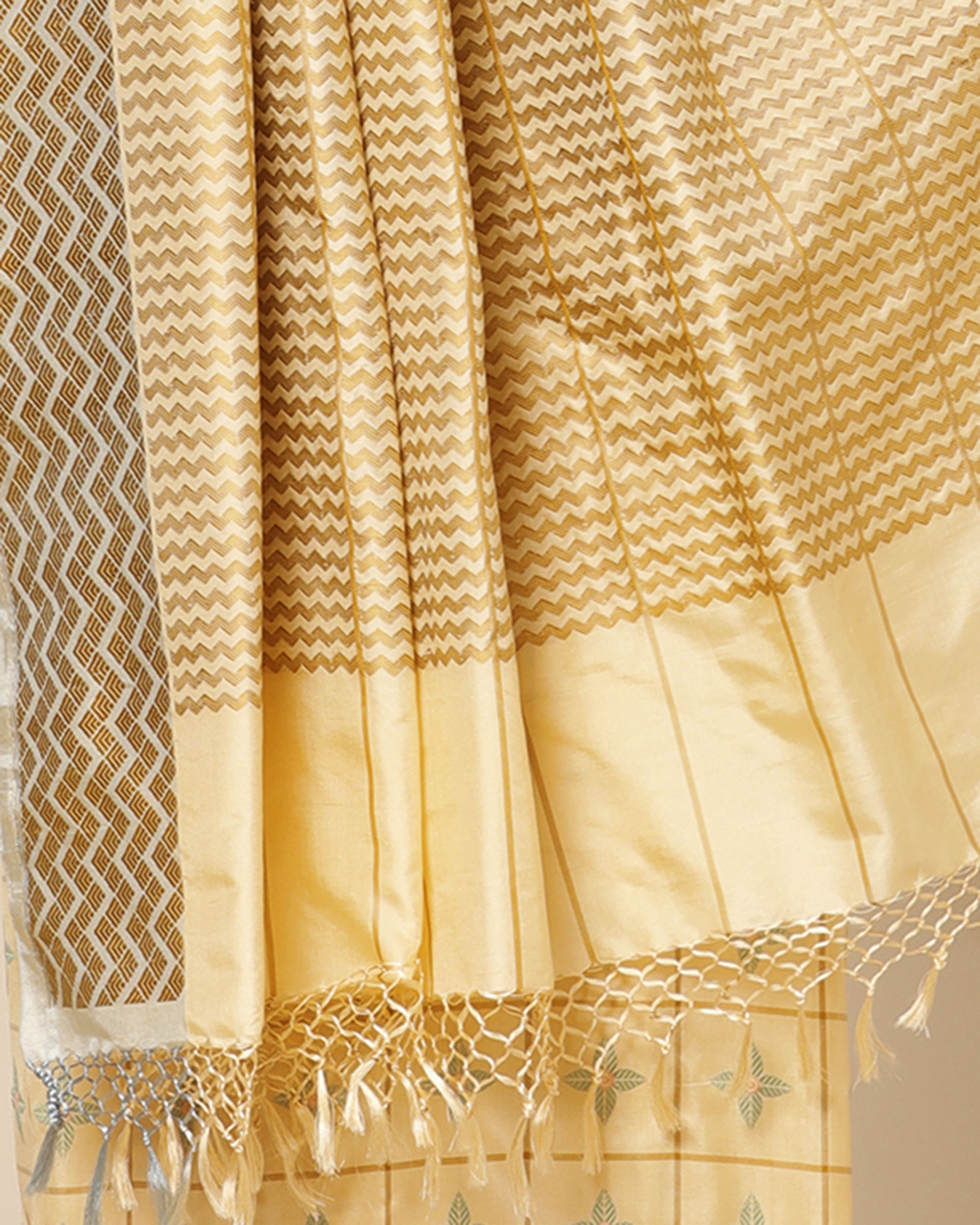 Chathur Banarasi Kadwa Silk Saree