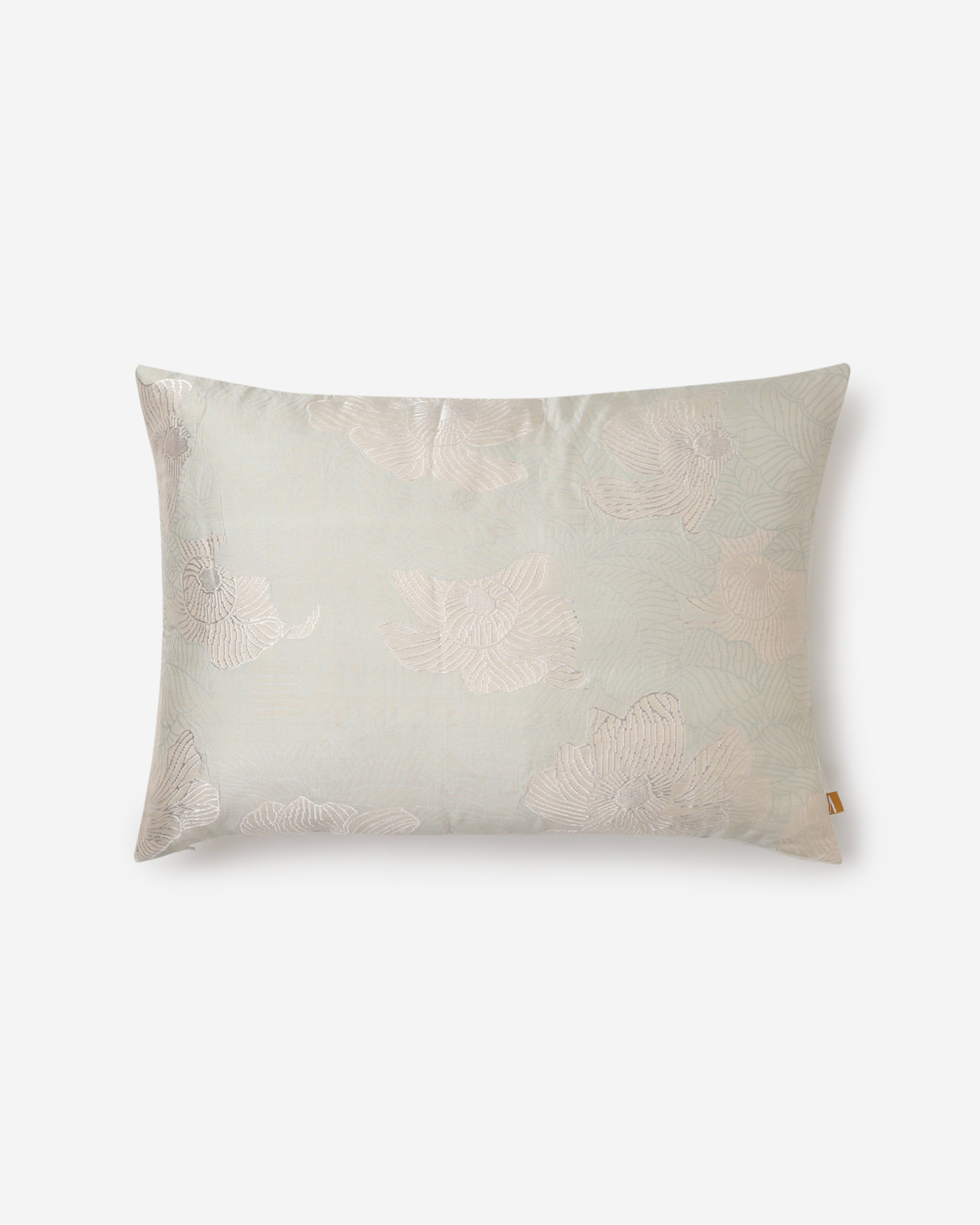 Daffodil Banarasi Powdi Silk Cushion Cover