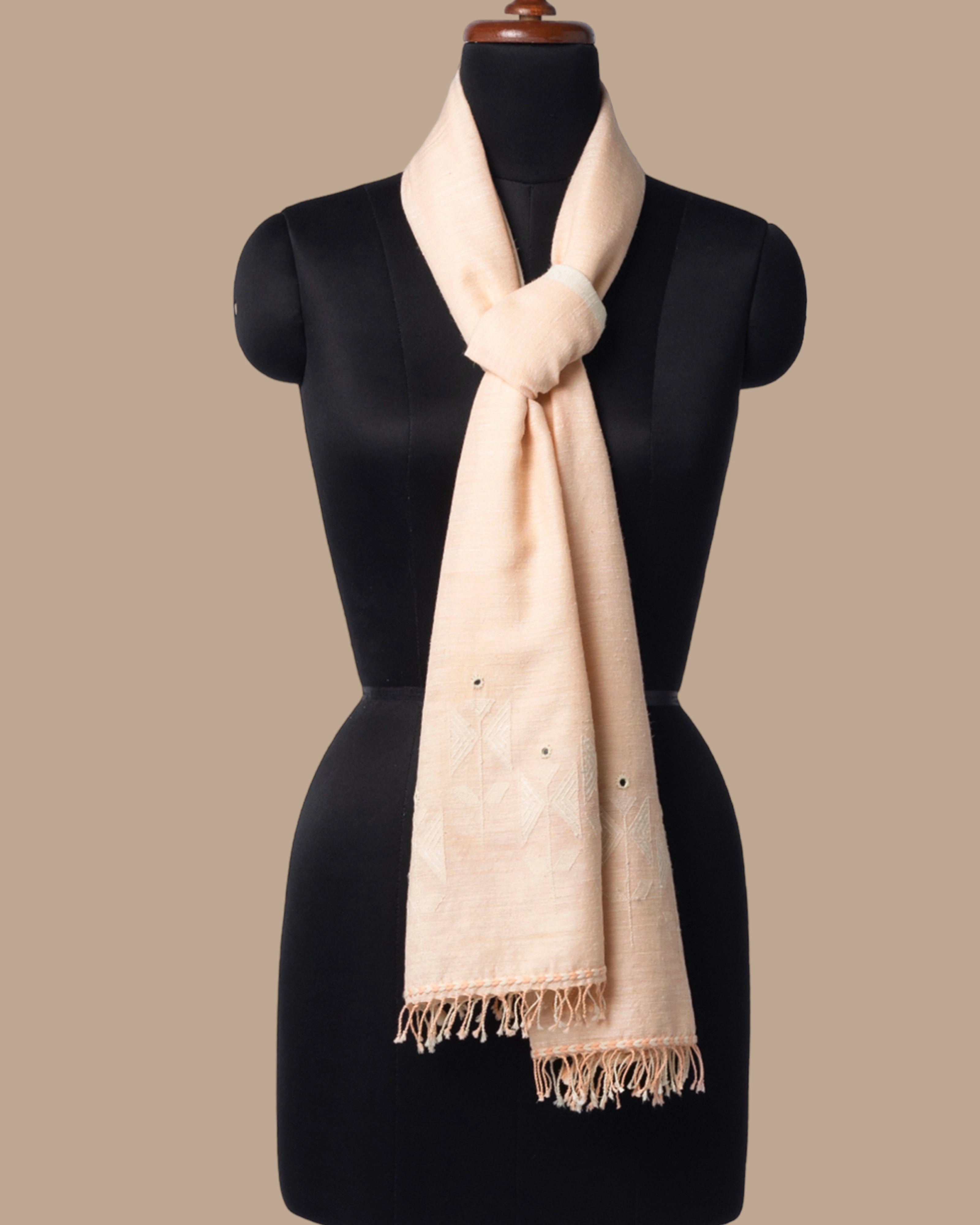 Primrose Bhujodi Extra Weft Cotton Silk Stole