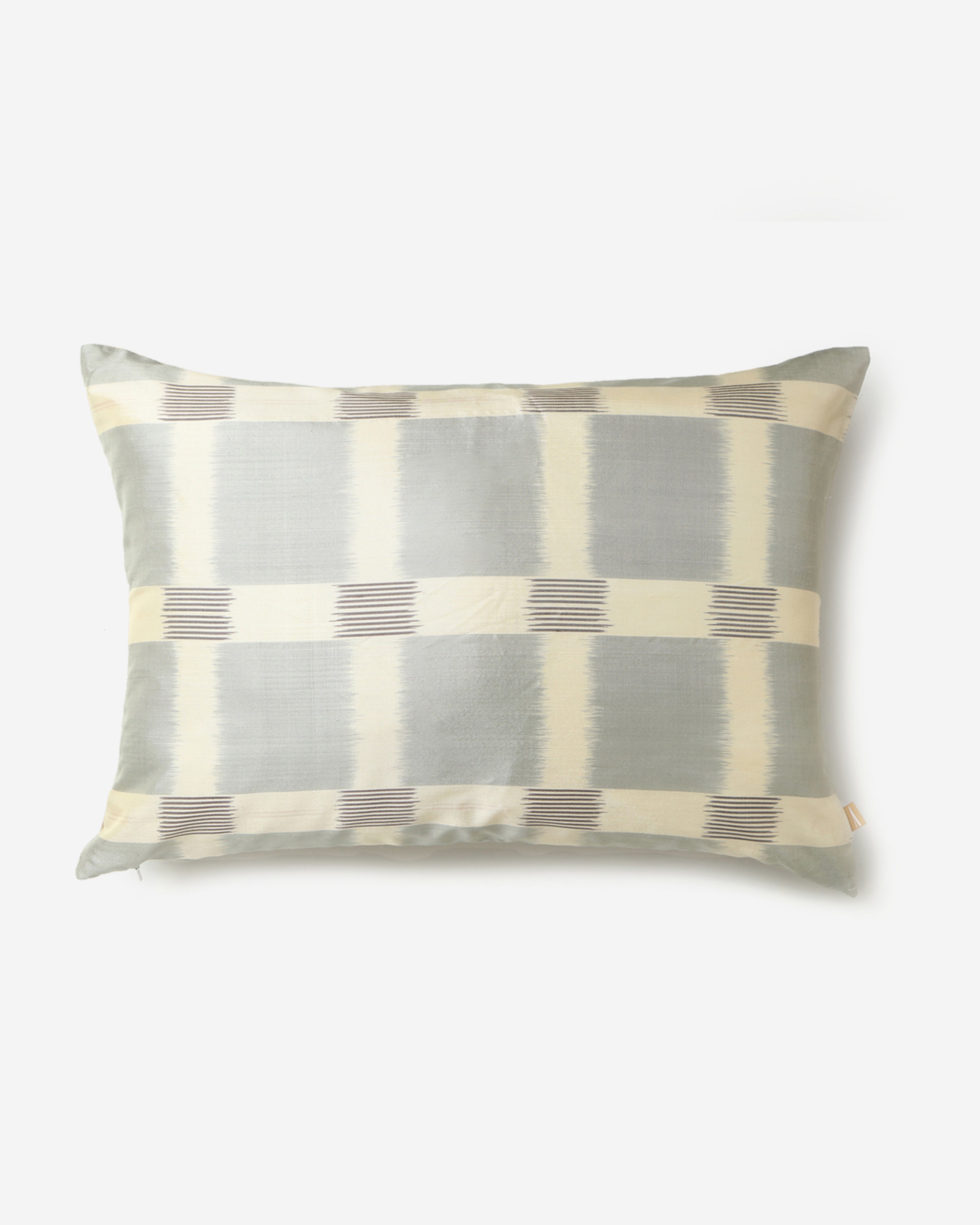 Tile Pochampally Weft Ikat Silk Cushion Cover