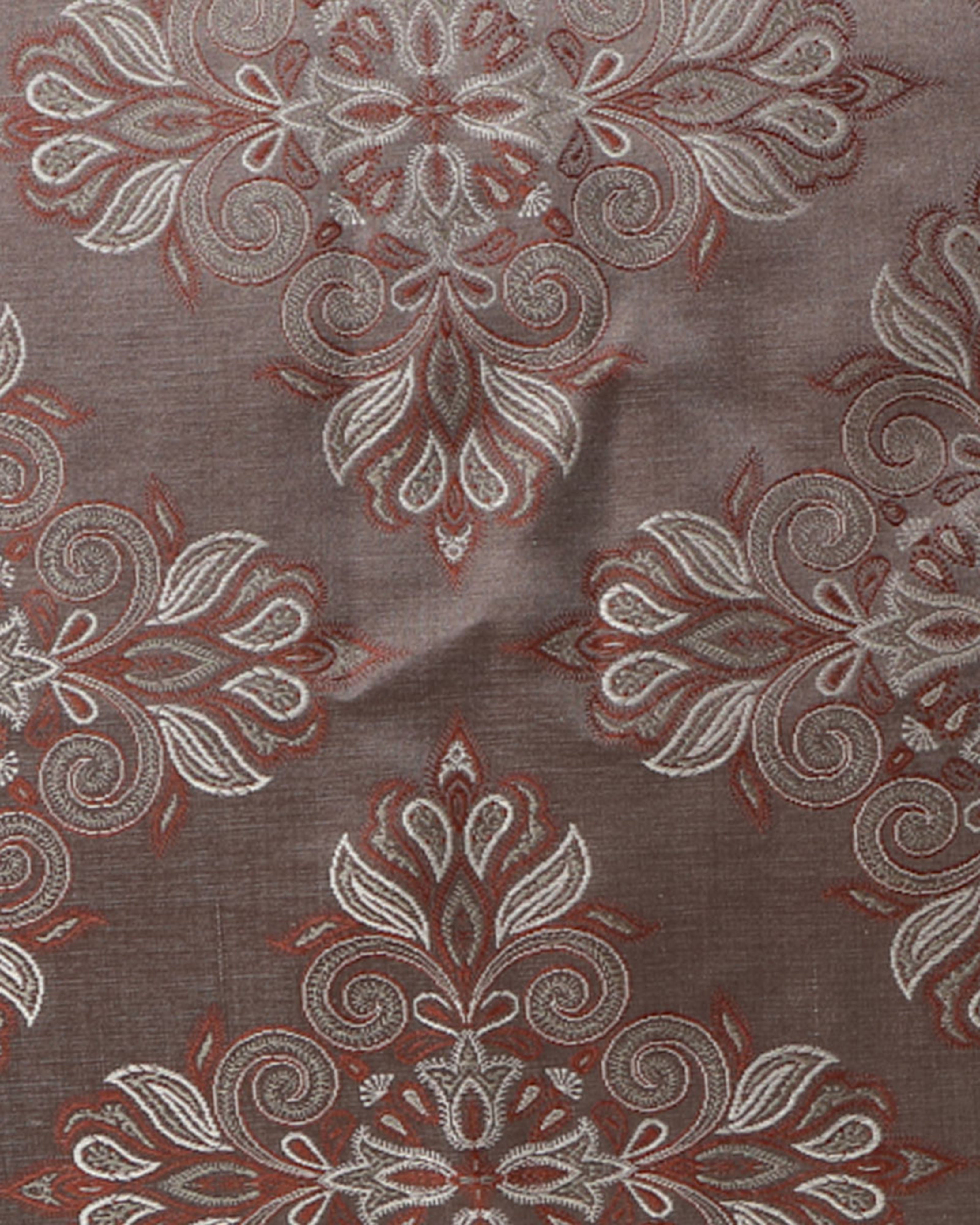 Kaemon Banarasi Tanchoi Silk Cushion Cover