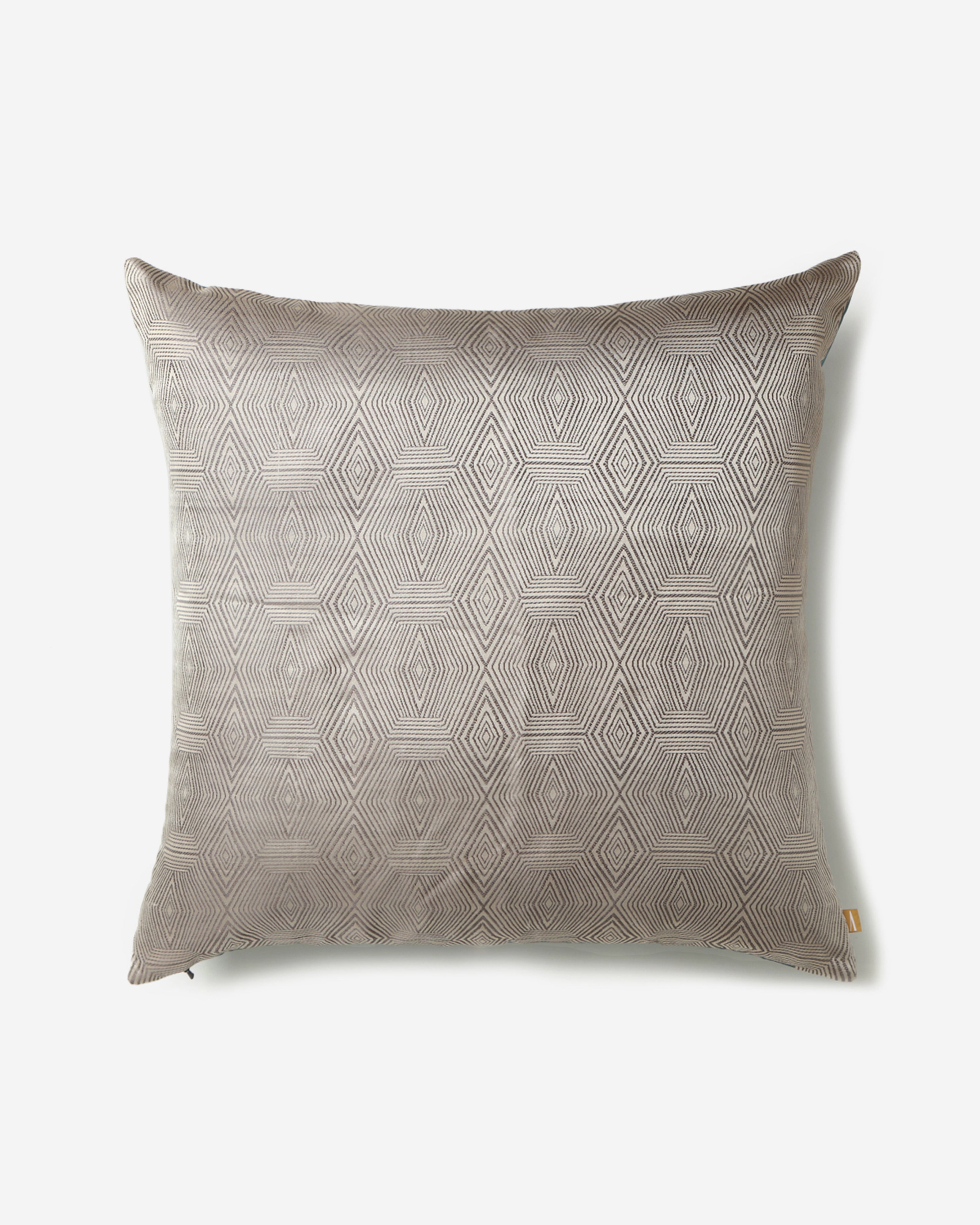 Hexa Banarasi Tanchoi Silk Cushion Cover