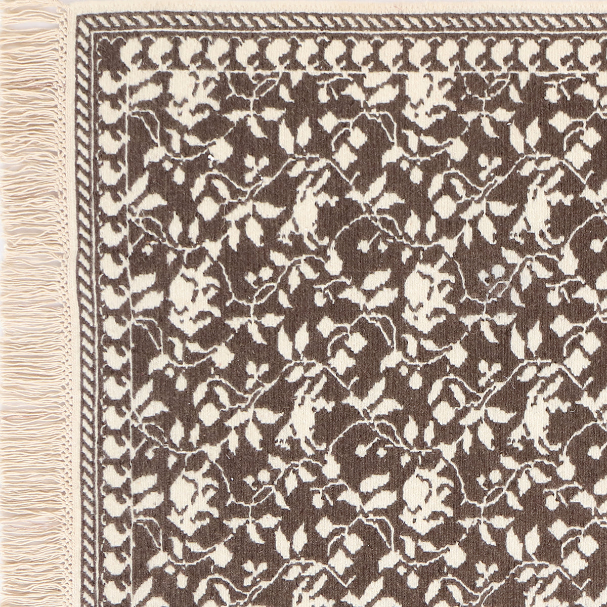 Shikar Bhadohi Soumak Cotton Wool Rug