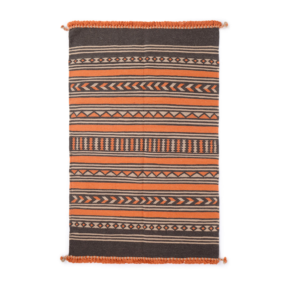 Rhythm Bhujodi Kharad Cotton Wool Rug