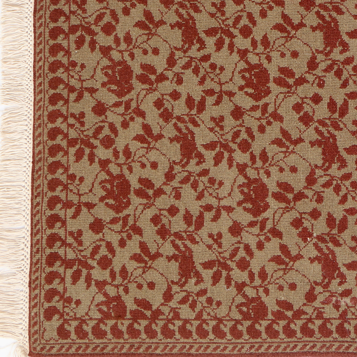 Shikar Bhadohi Soumak Cotton Wool Rug