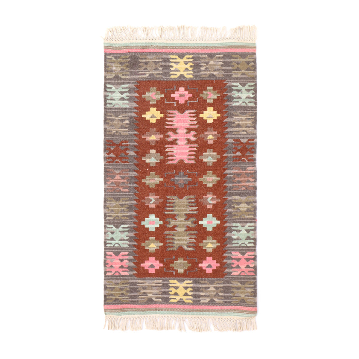 Turkey Bhadohi Panja Cotton Wool Rug