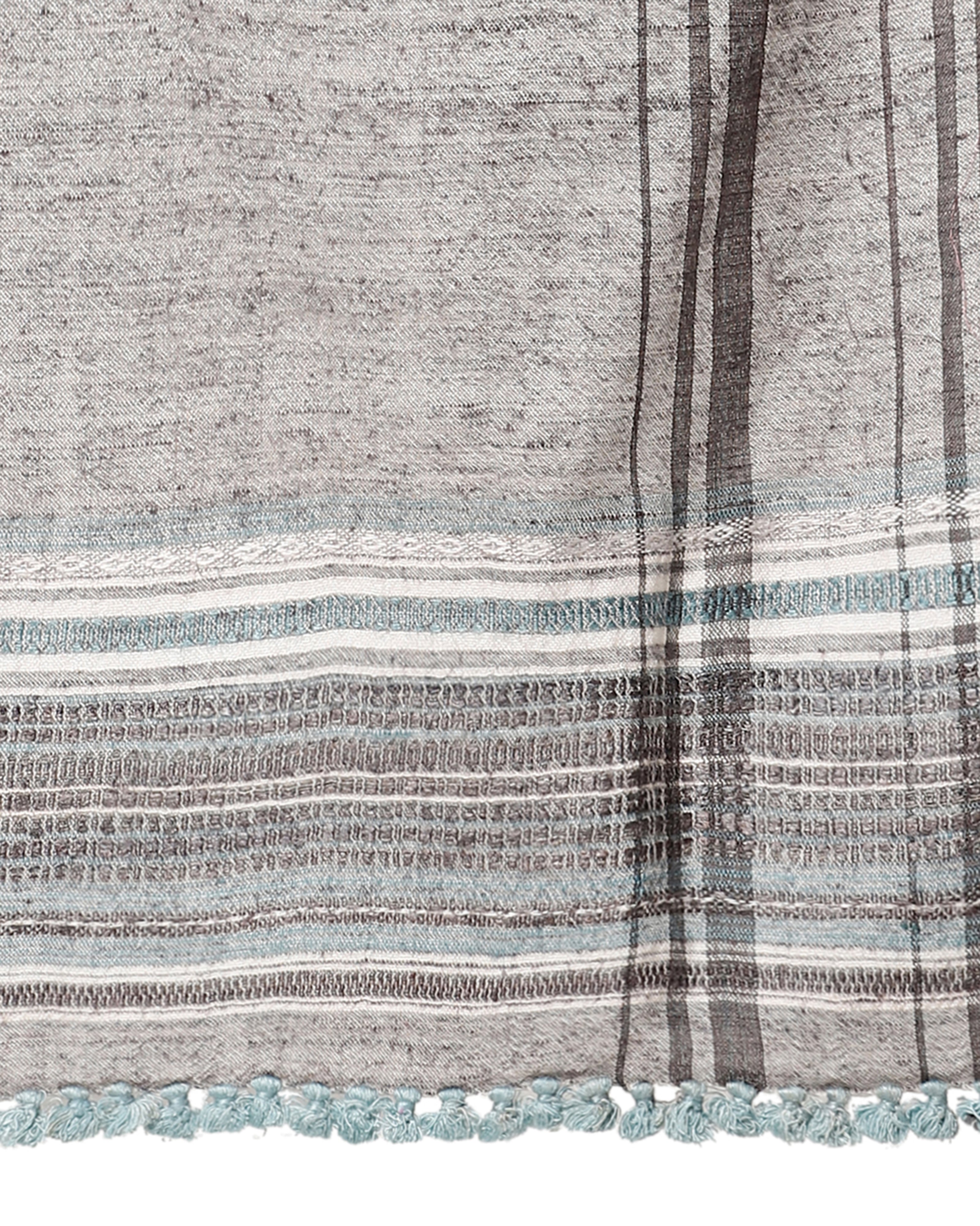 Rei Bhujodi Extra Weft Wool Silk Stole