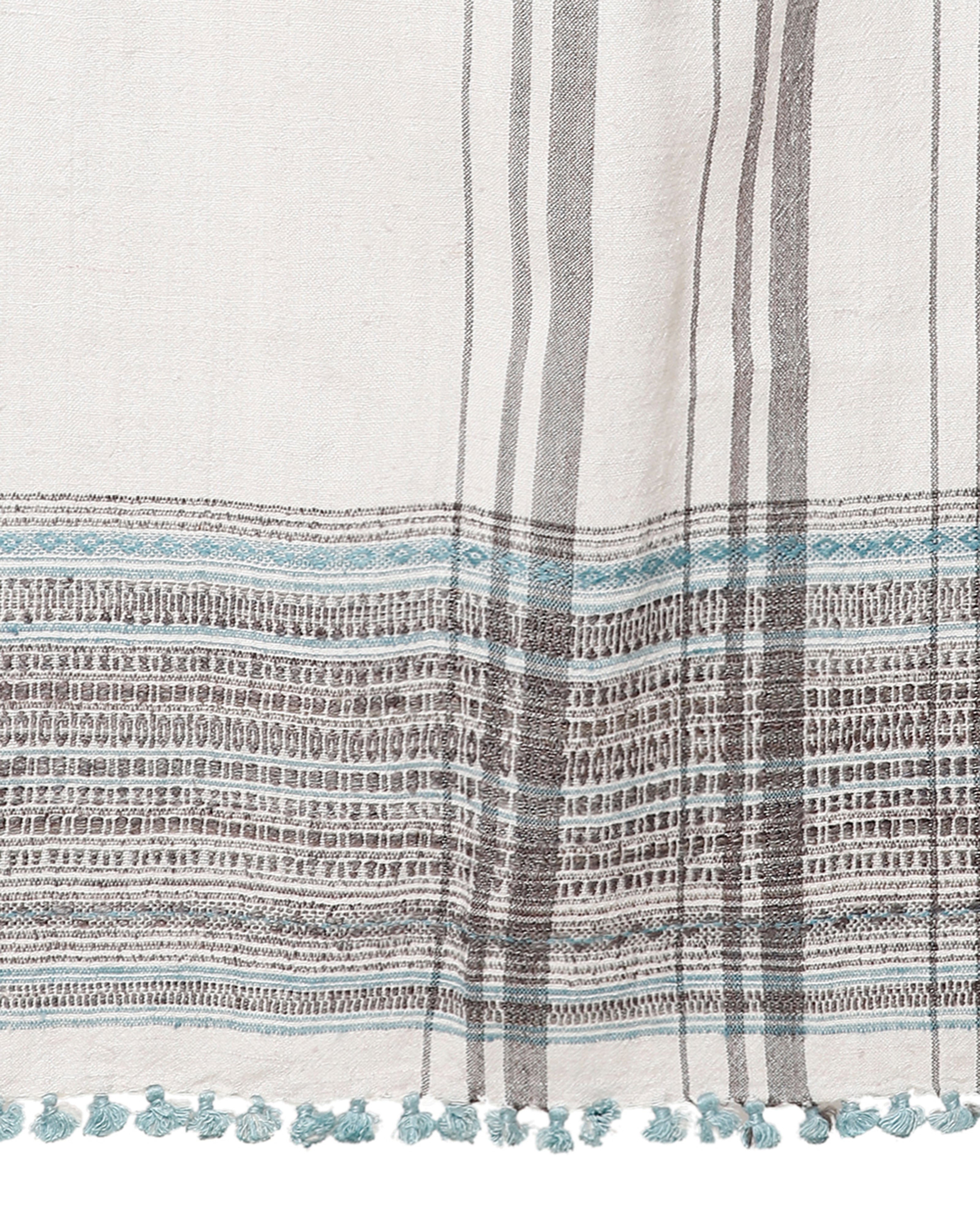 Rei Bhujodi Extra Weft Wool Silk Stole