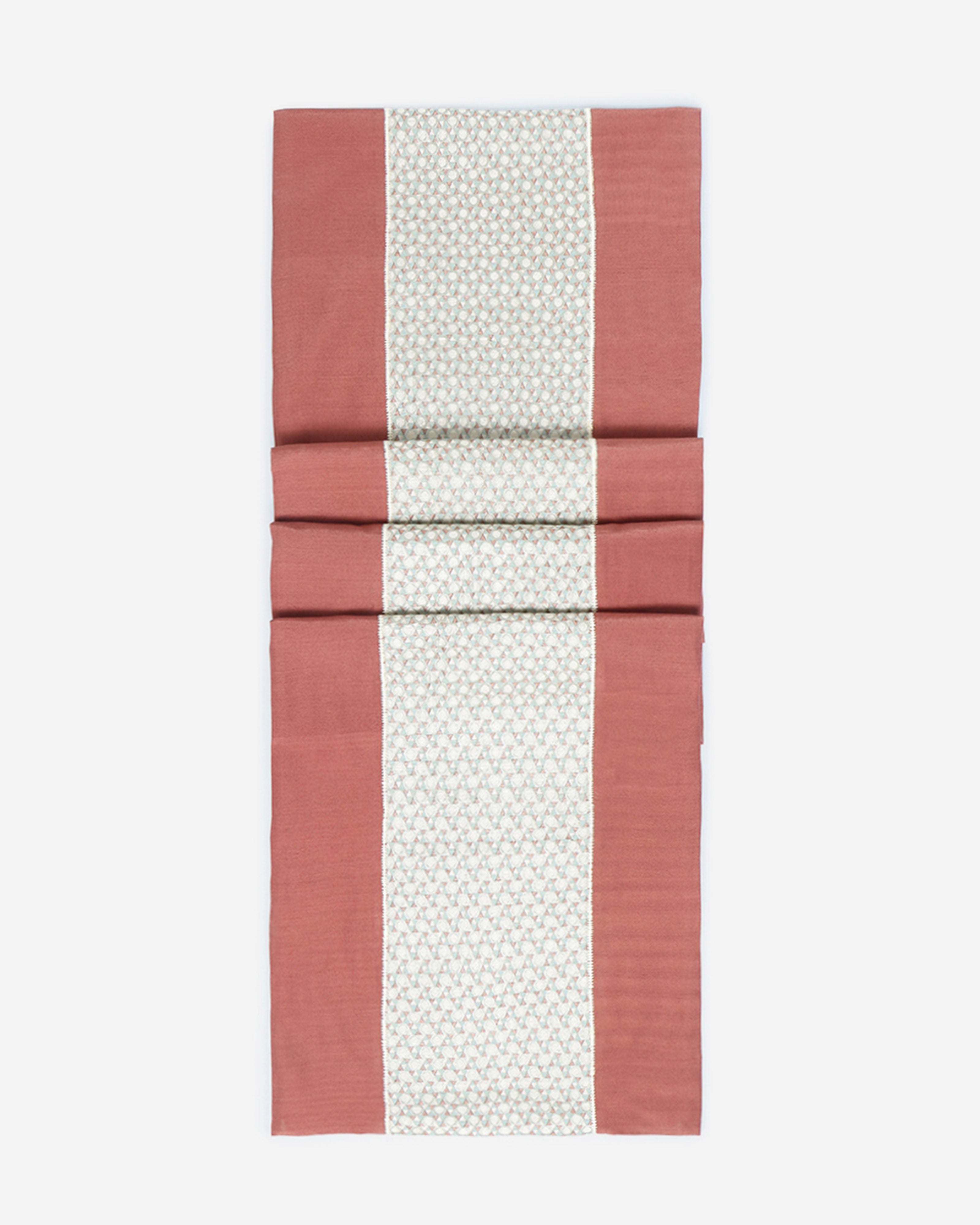 Heja Banarasi Satin Brocade Silk Cotton Table Runner