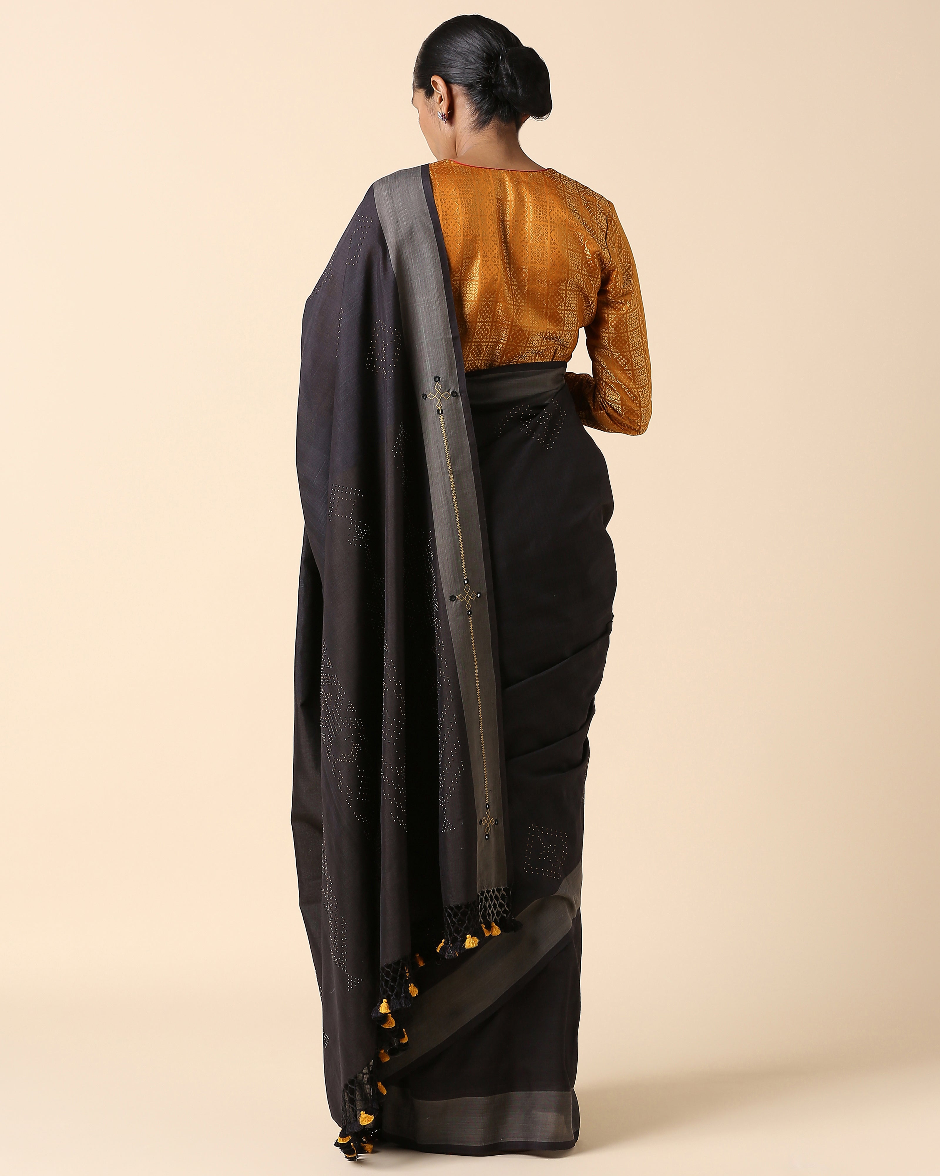 Samvrutha Bhujodi Tangalia Cotton Silk Saree