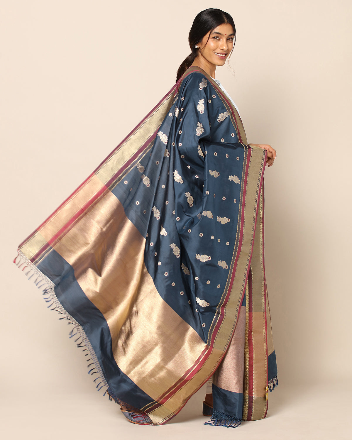 Ruhi Banarasi Kadwa Silk Dupatta