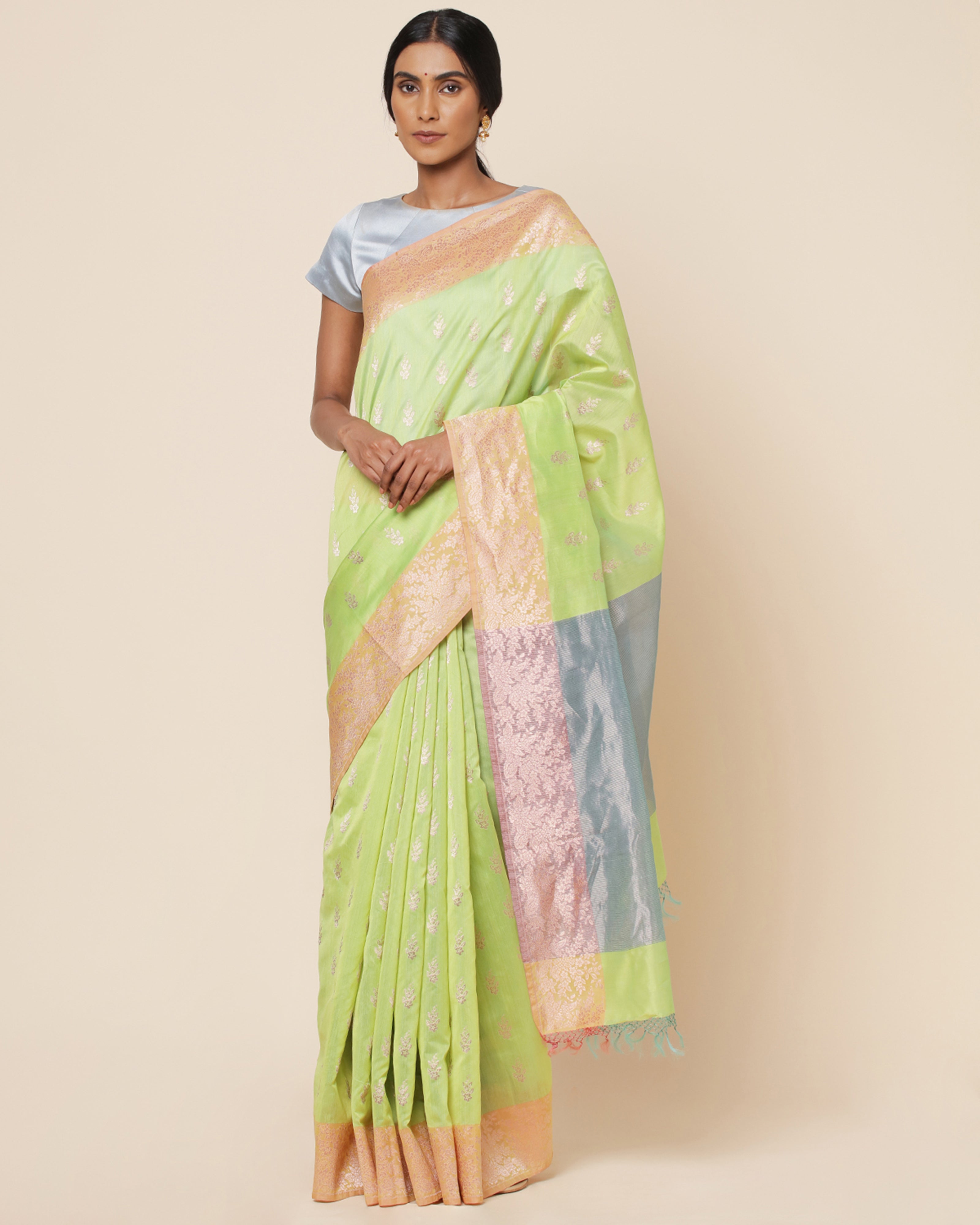 Sarasija Banarasi Kadwa Silk Cotton Saree