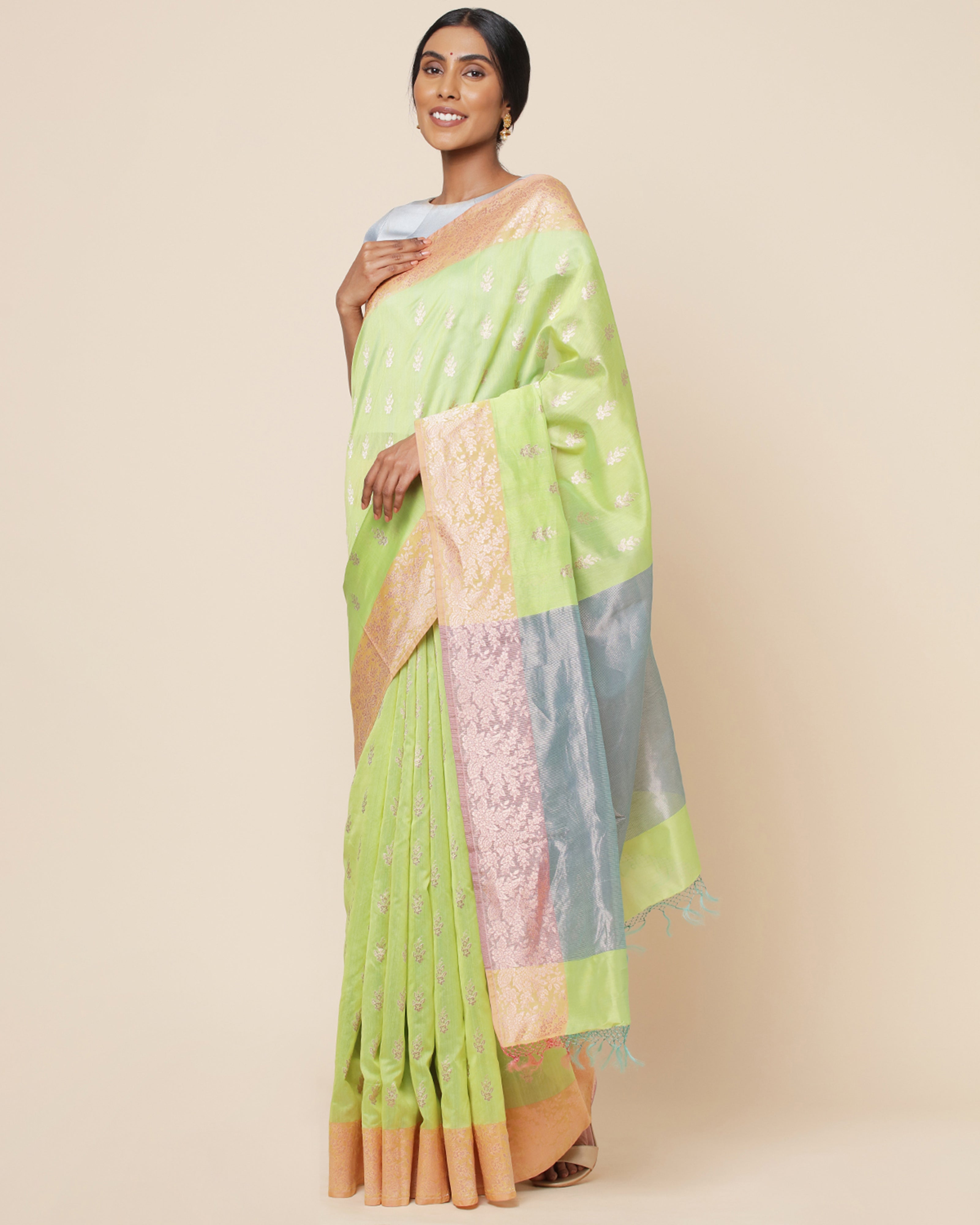 Sarasija Banarasi Kadwa Silk Cotton Saree