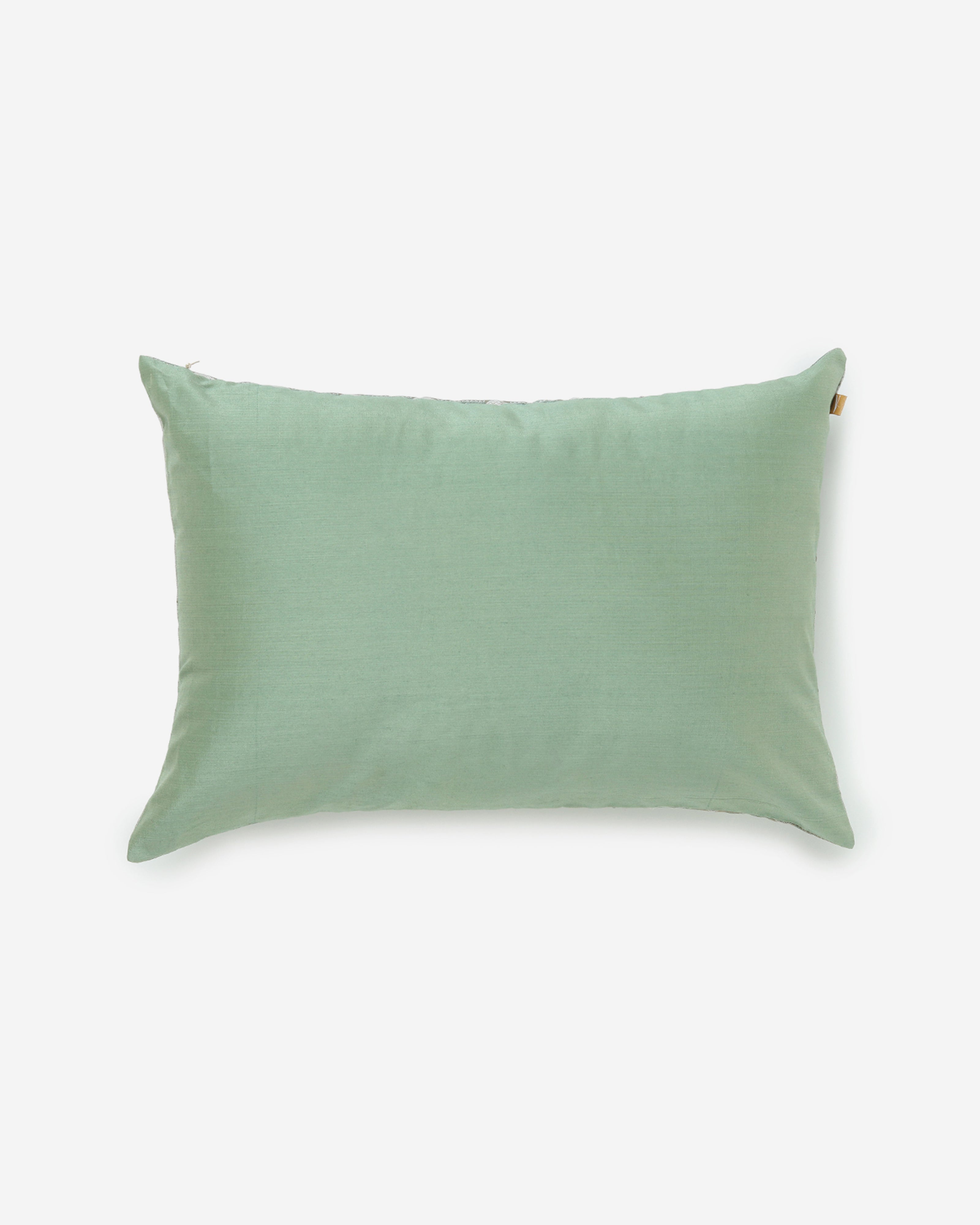 Gol Banarasi Tanchoi Silk Cushion Cover