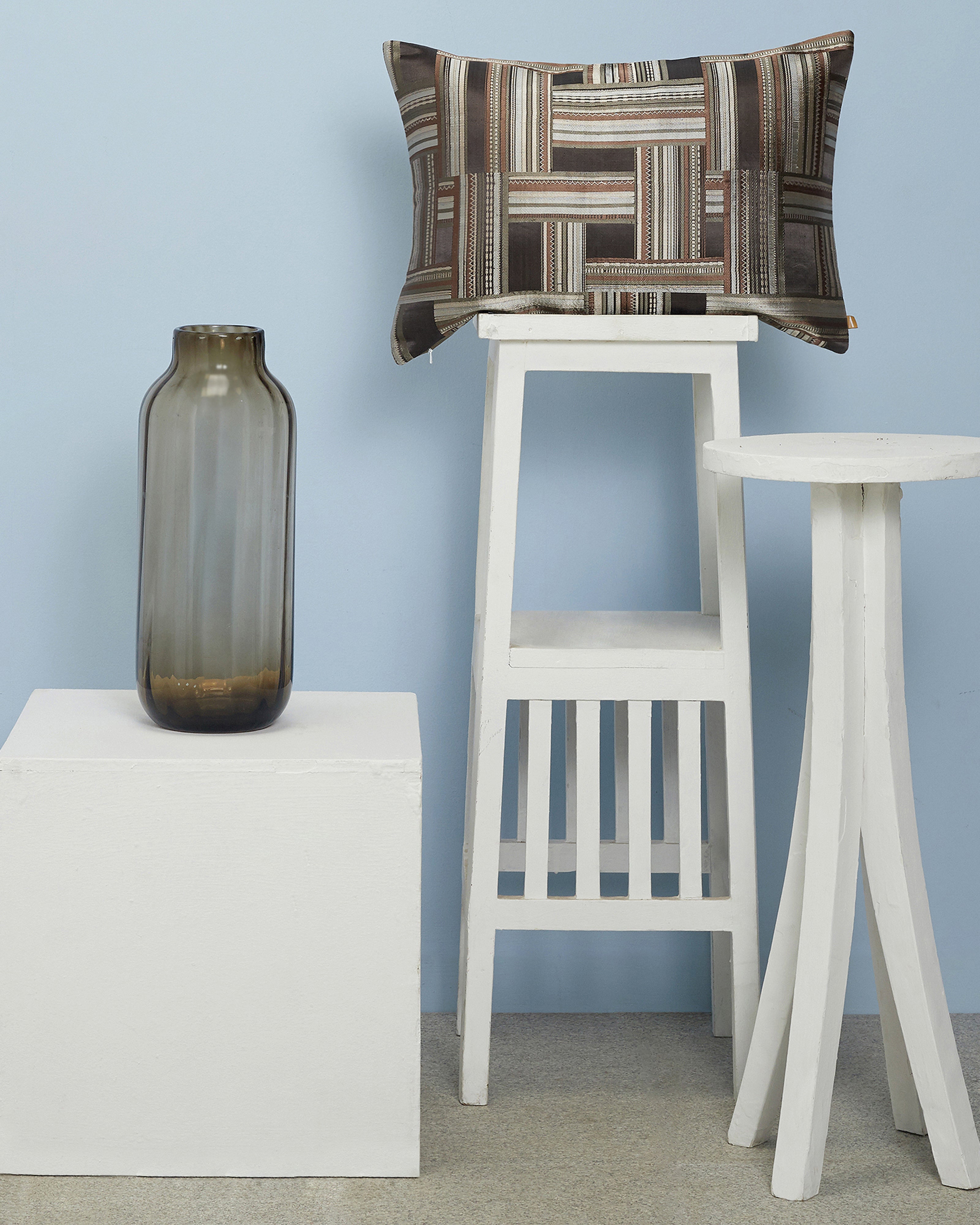 Zulu Banarasi Gyasar Silk Cushion Cover