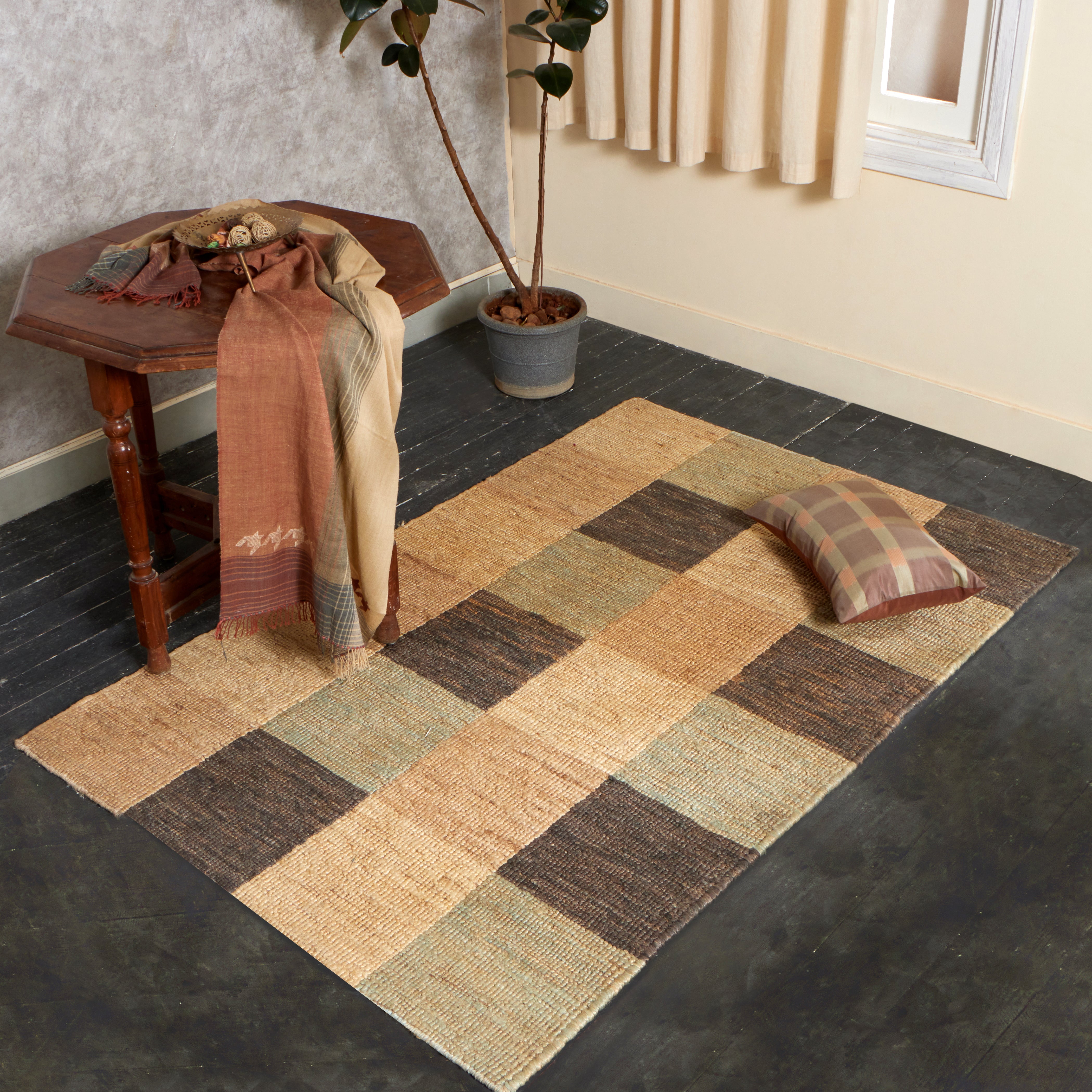 Bosa Bhadohi Panja Jute Rug