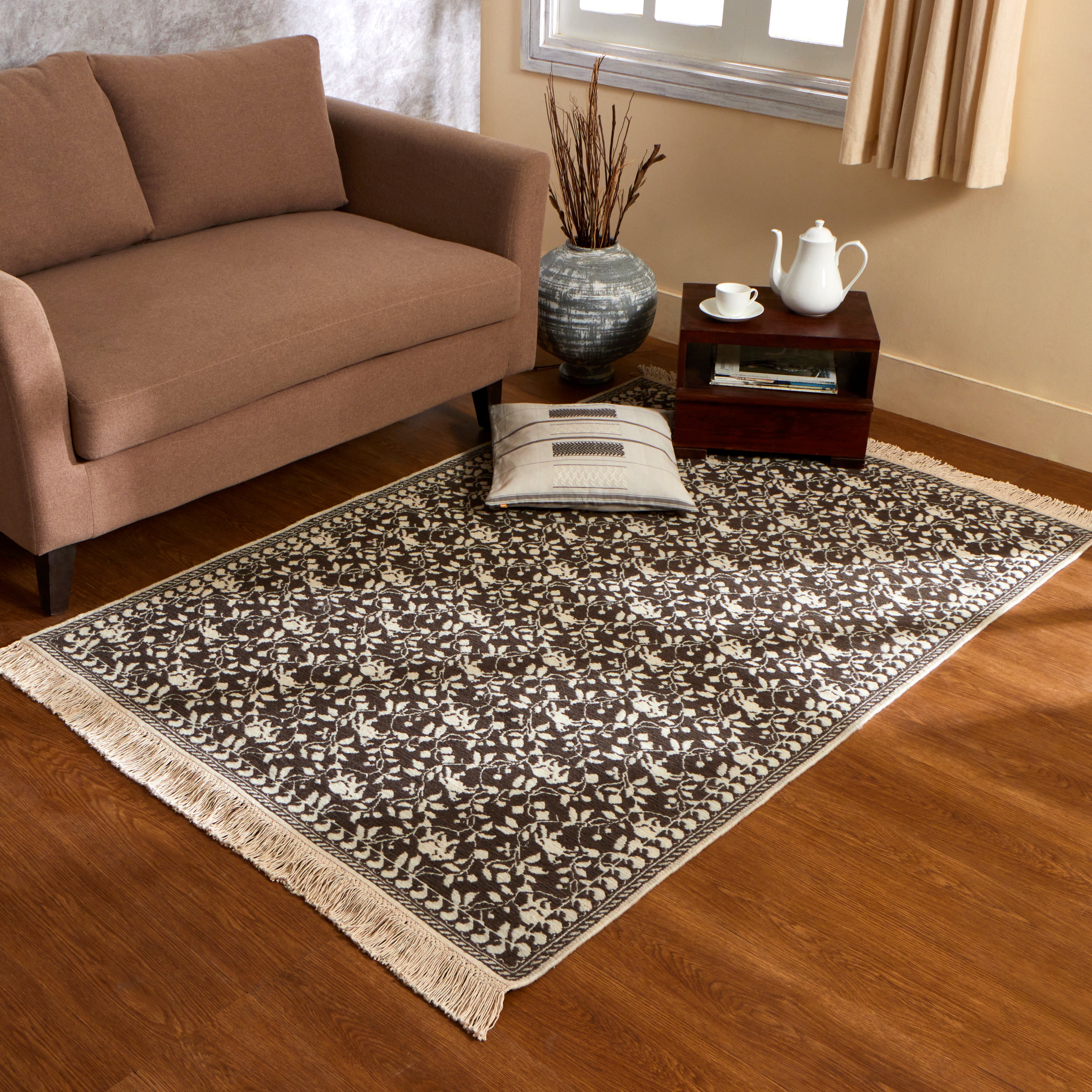 Shikar Bhadohi Soumak Cotton Wool Rug