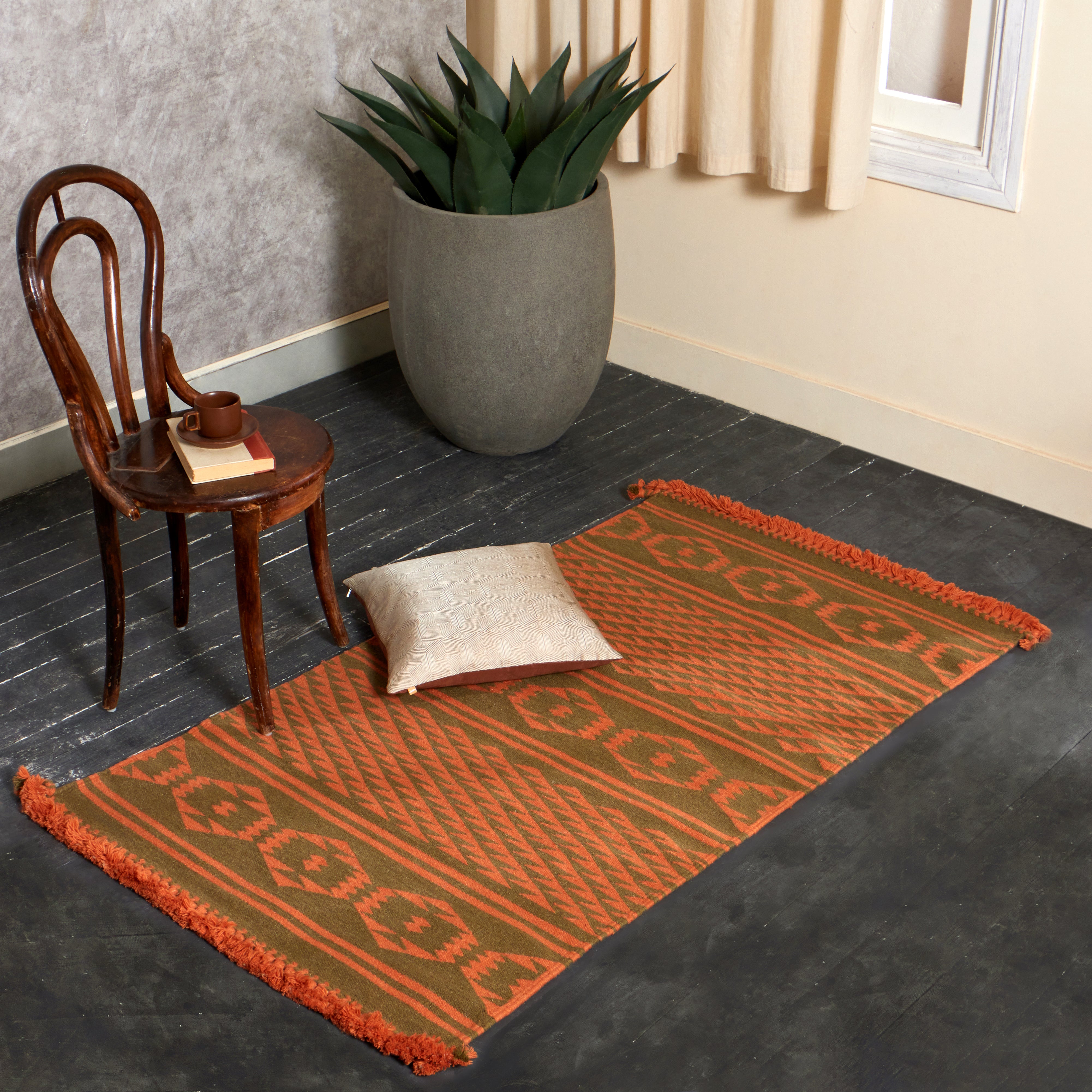 Valero Bhujodi Kharad Cotton Wool Rug