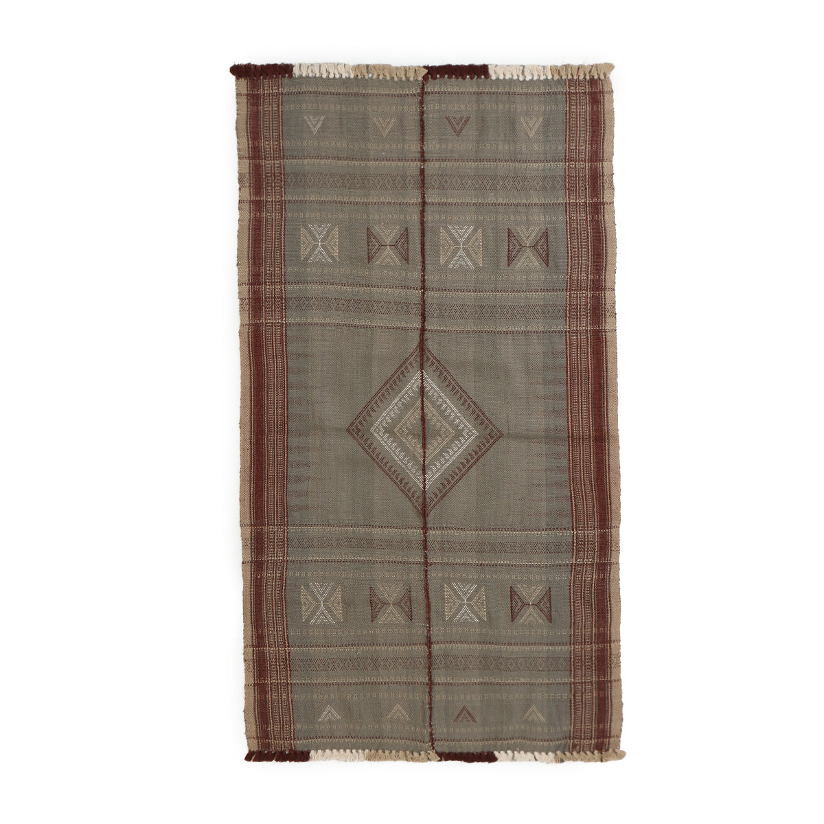 Leeward Bhujodi Extra Weft Woolen Rug