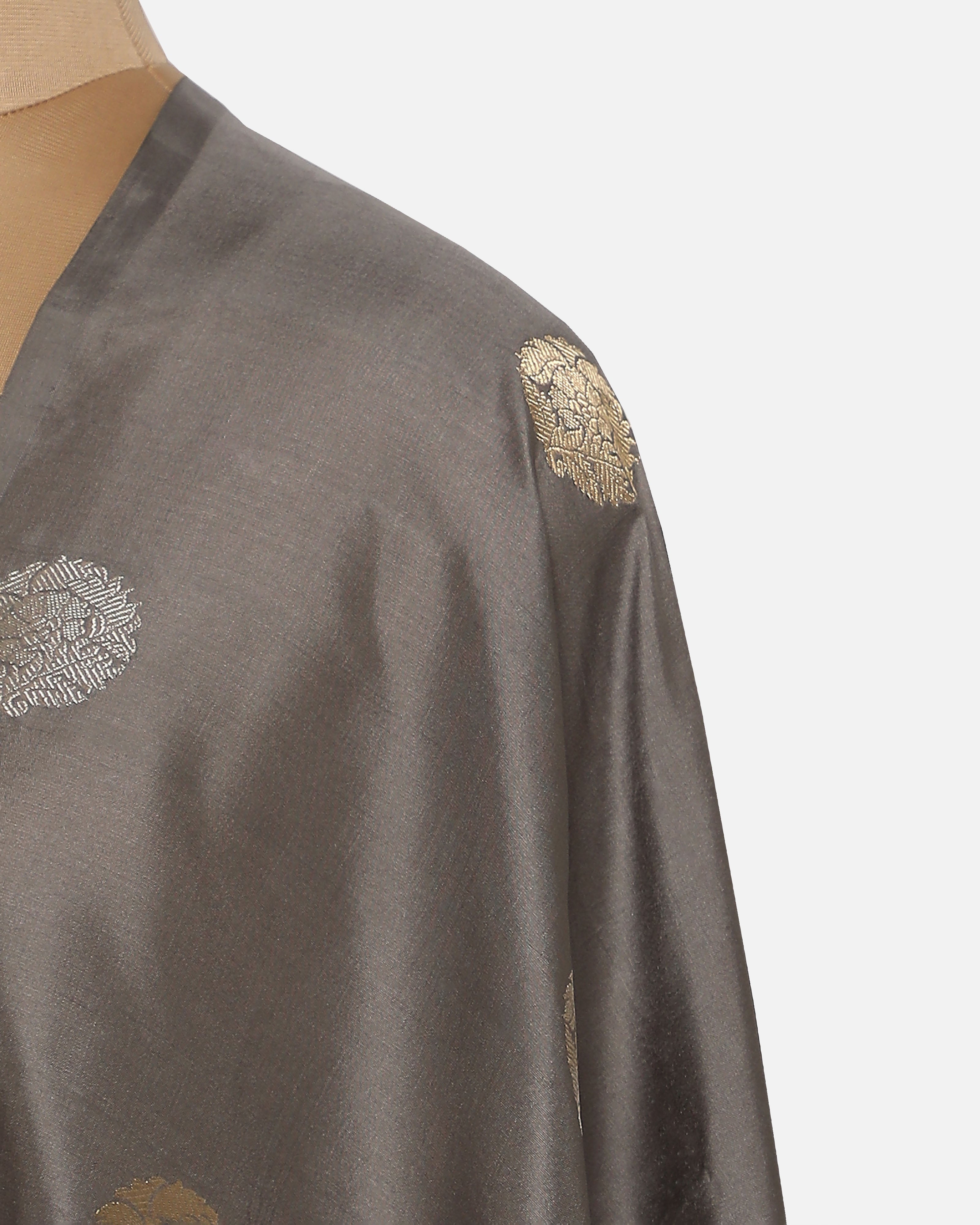 Mridu Banarasi Kadwa Silk Suit Fabric