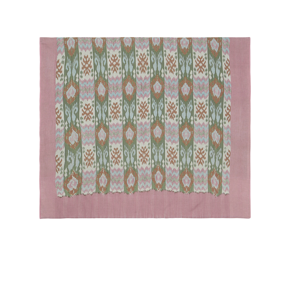 Roona Pochampally Warp Ikat Cotton Single Bed Cover