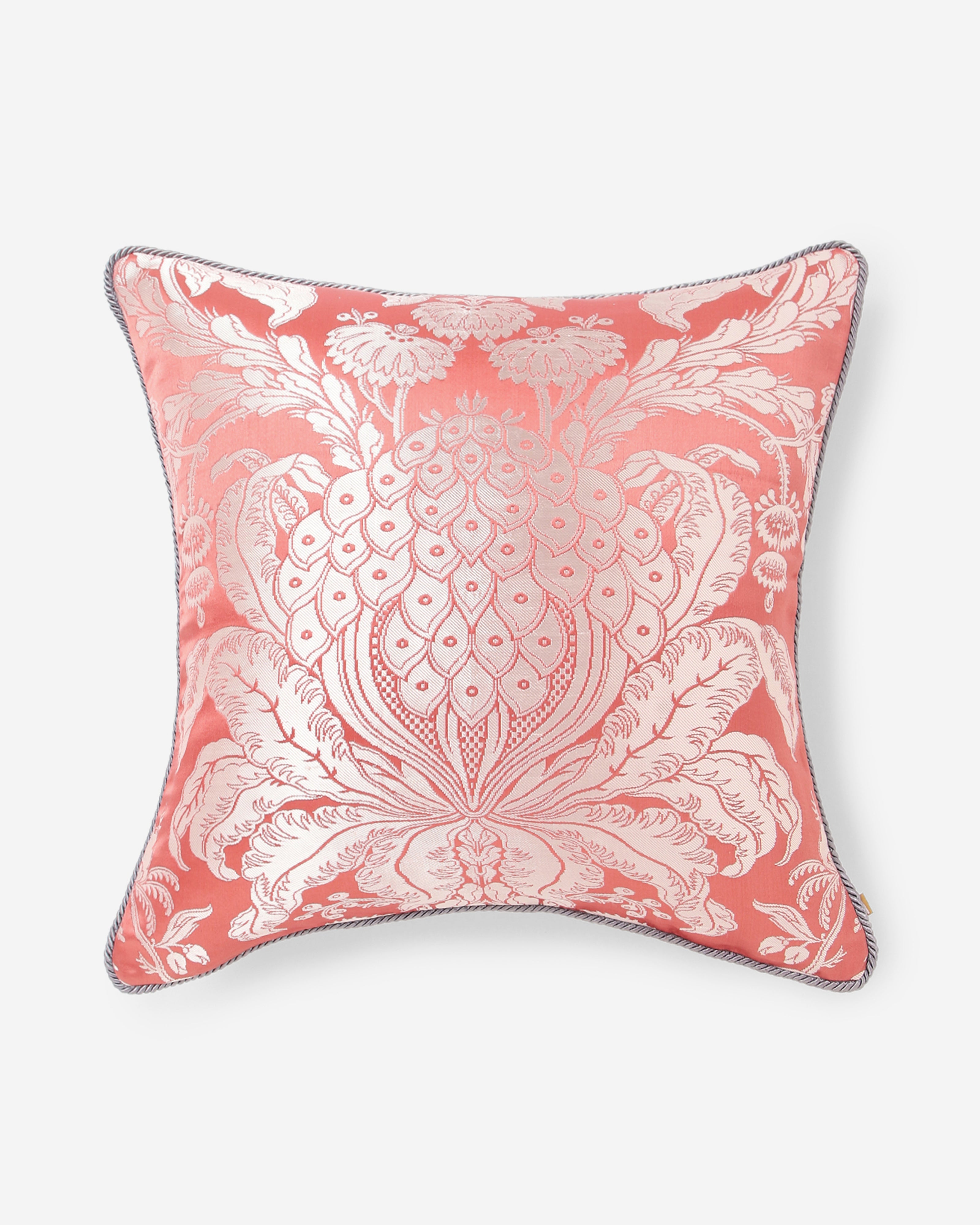 Madhavi Banarasi Gyasar Silk Cushion Cover