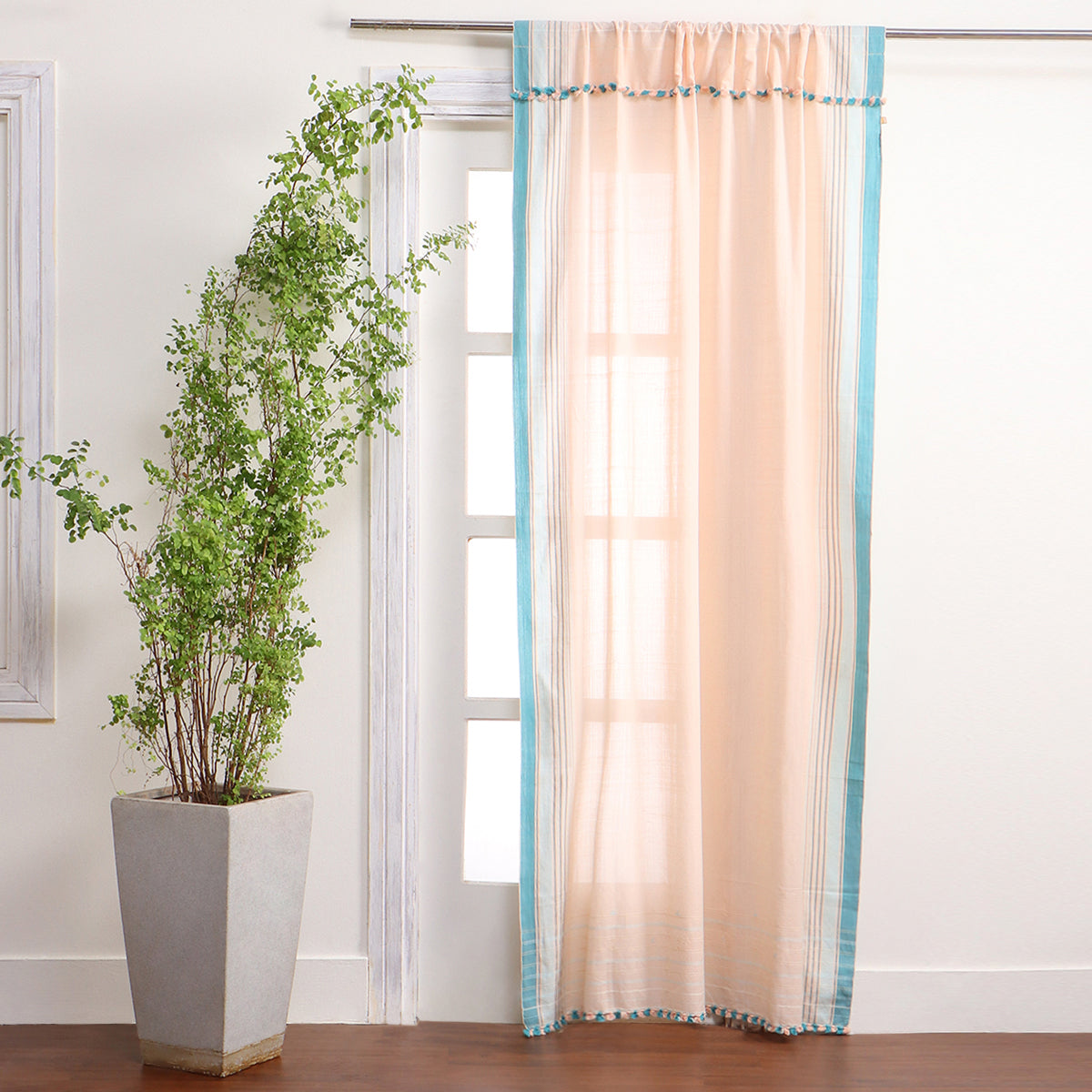 Mirage Bhujodi Extra Weft Cotton Curtain