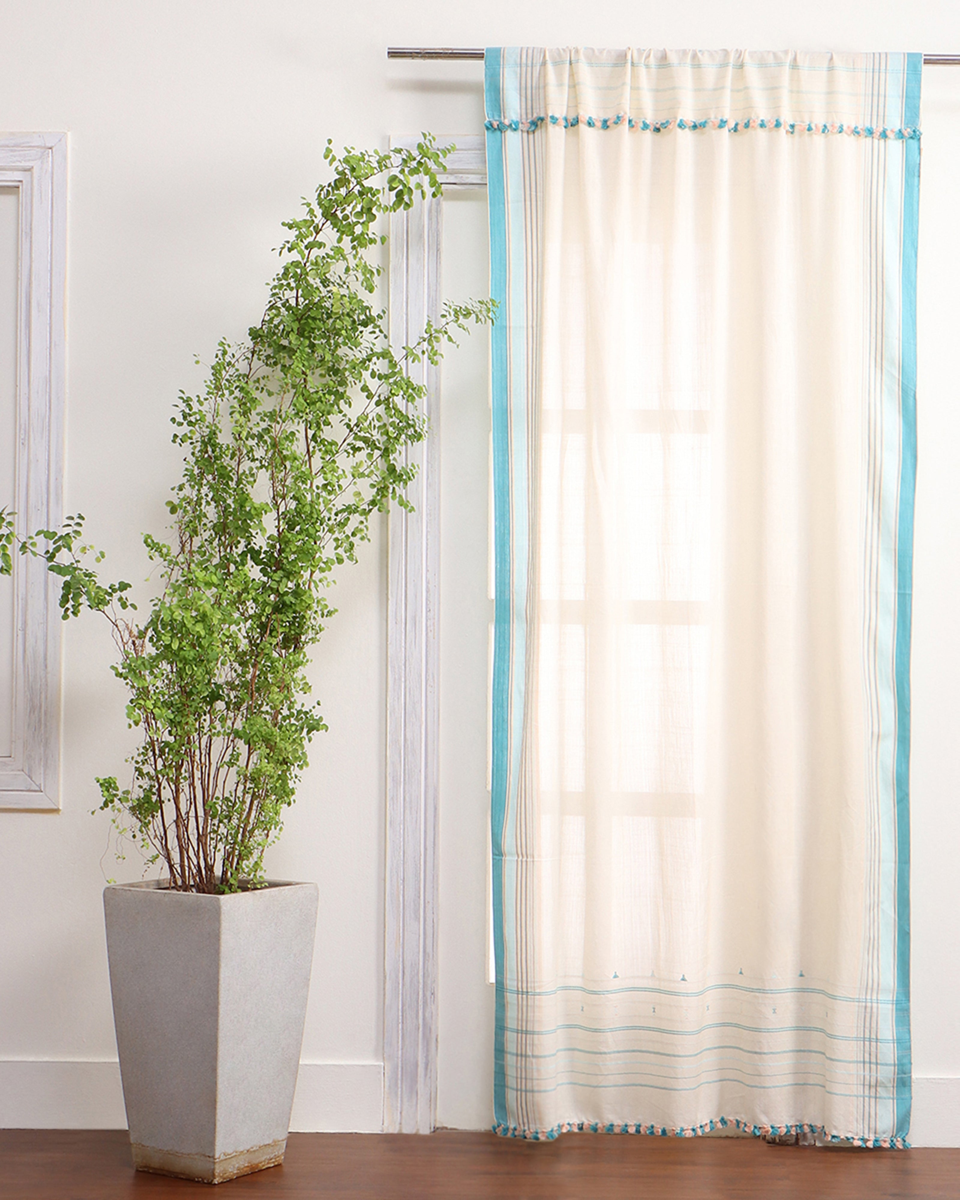 Mirage Bhujodi Extra Weft Cotton Curtain