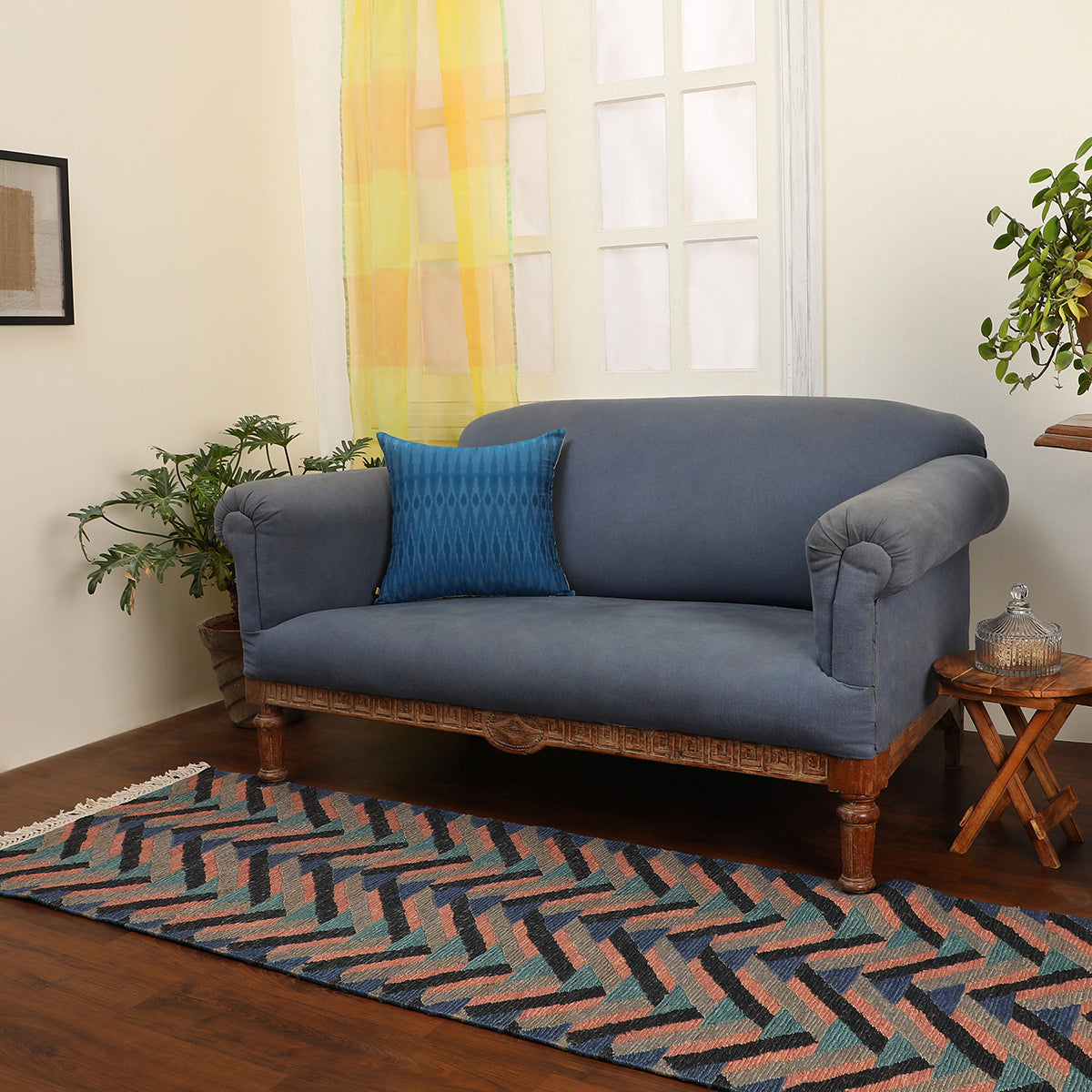 Direction Bhadohi Soumak Cotton Jute Rug