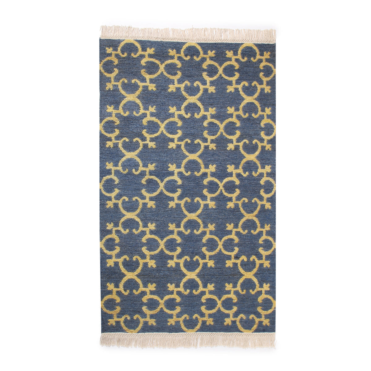 Fret Bhadohi Soumak Cotton Jute Rug