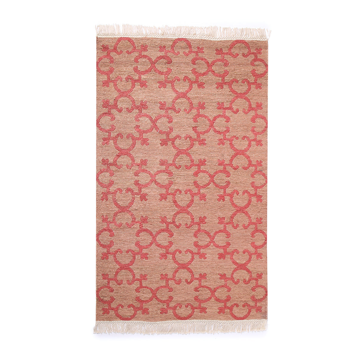 Fret Bhadohi Soumak Cotton Jute Rug