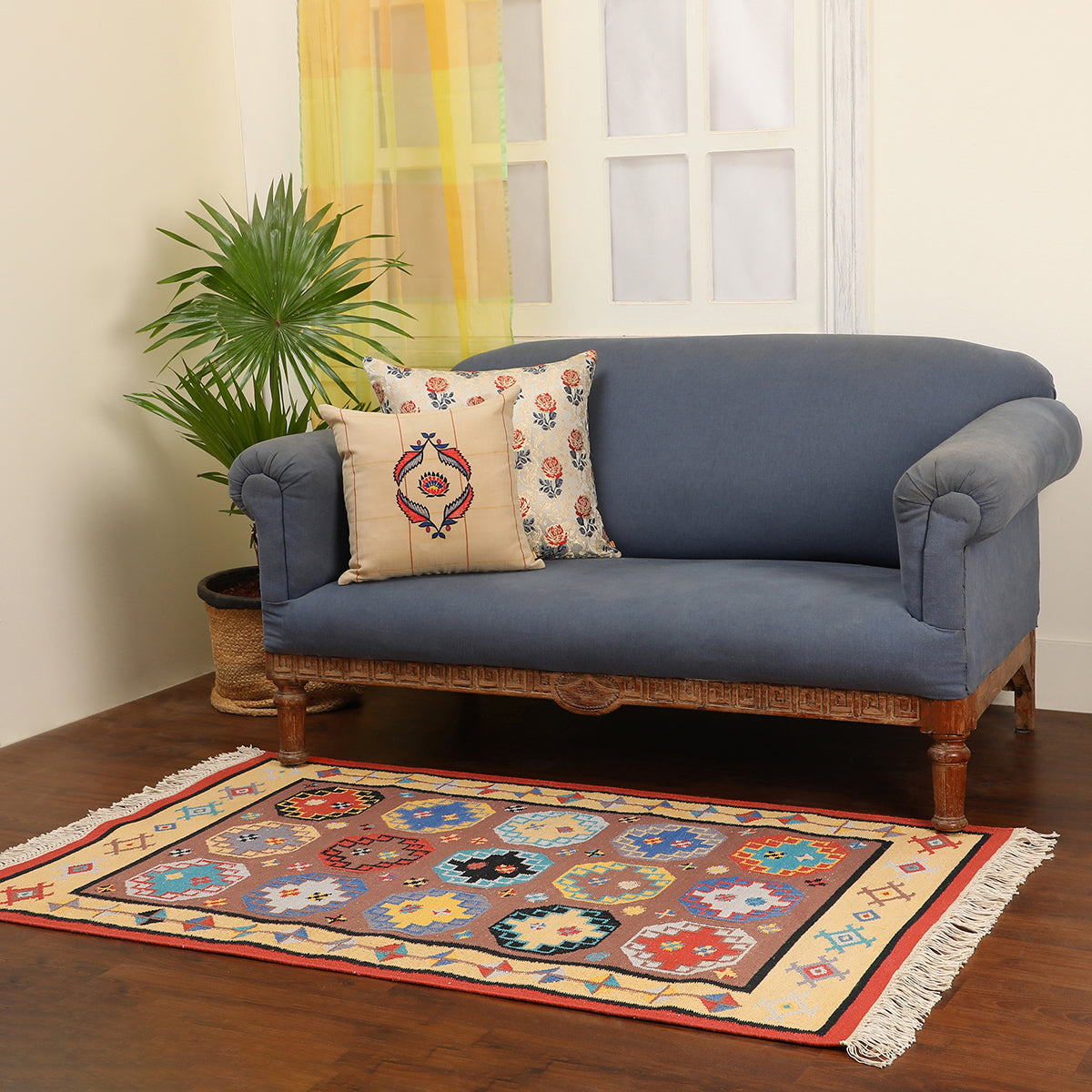 Nomad Bhadohi Panja Cotton Rug