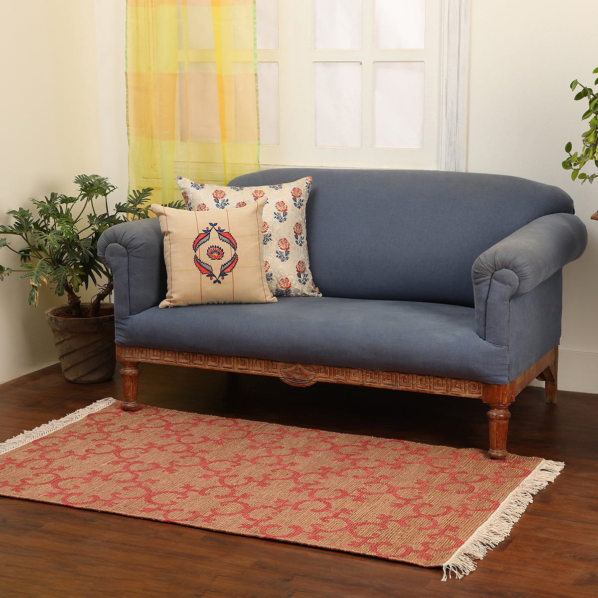 Gul Bhadohi Panja Cotton Rug