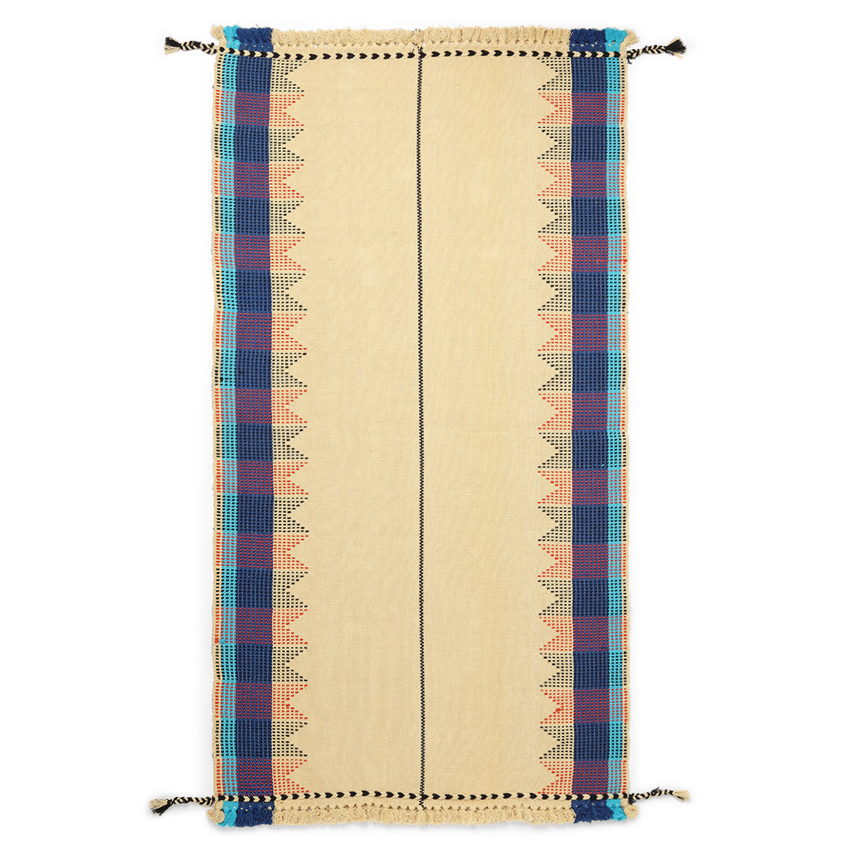 Seijun Bhujodi Extra Weft Cotton Rug