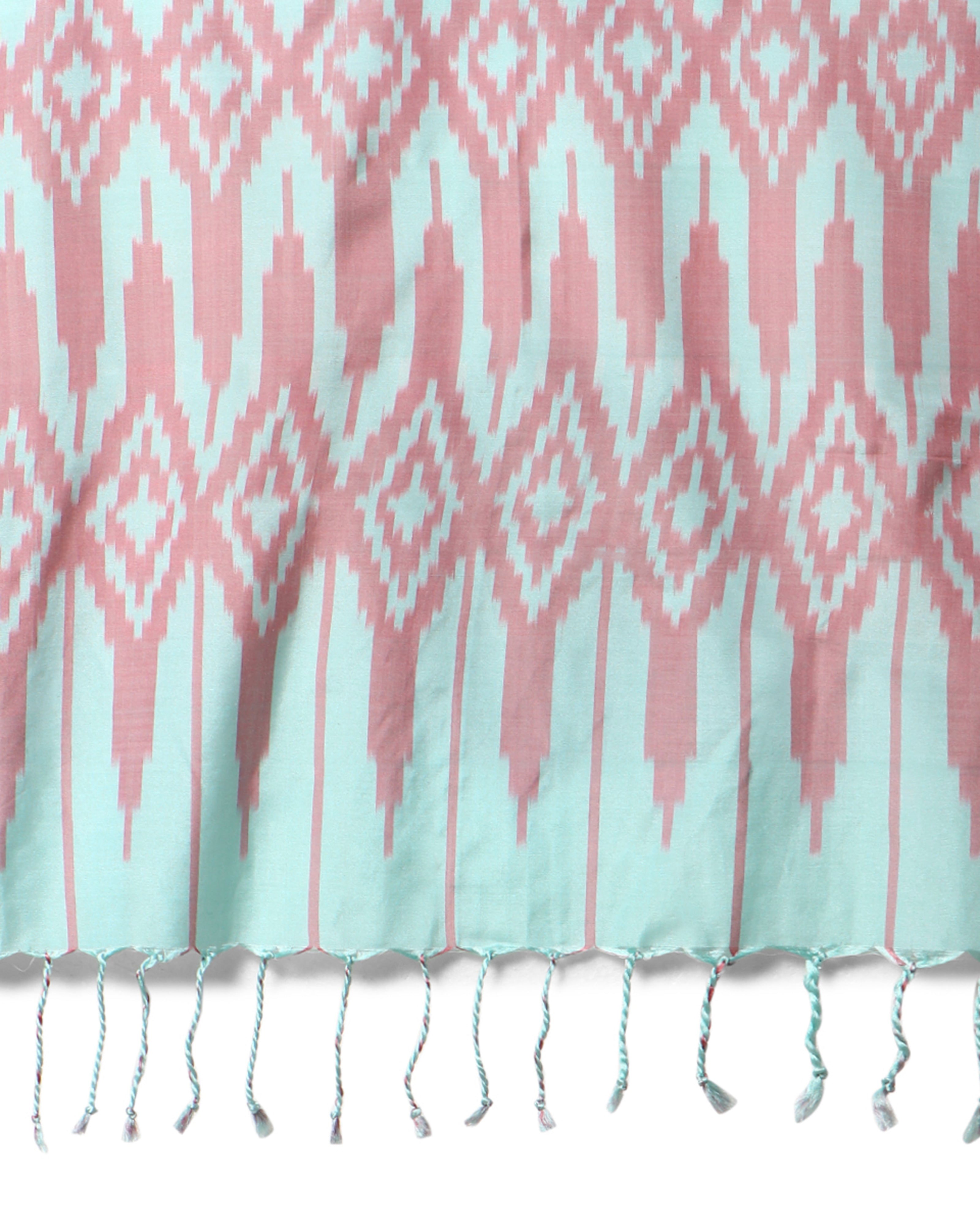 Raanjana Pochampally Warp Ikat Silk Cotton Stole