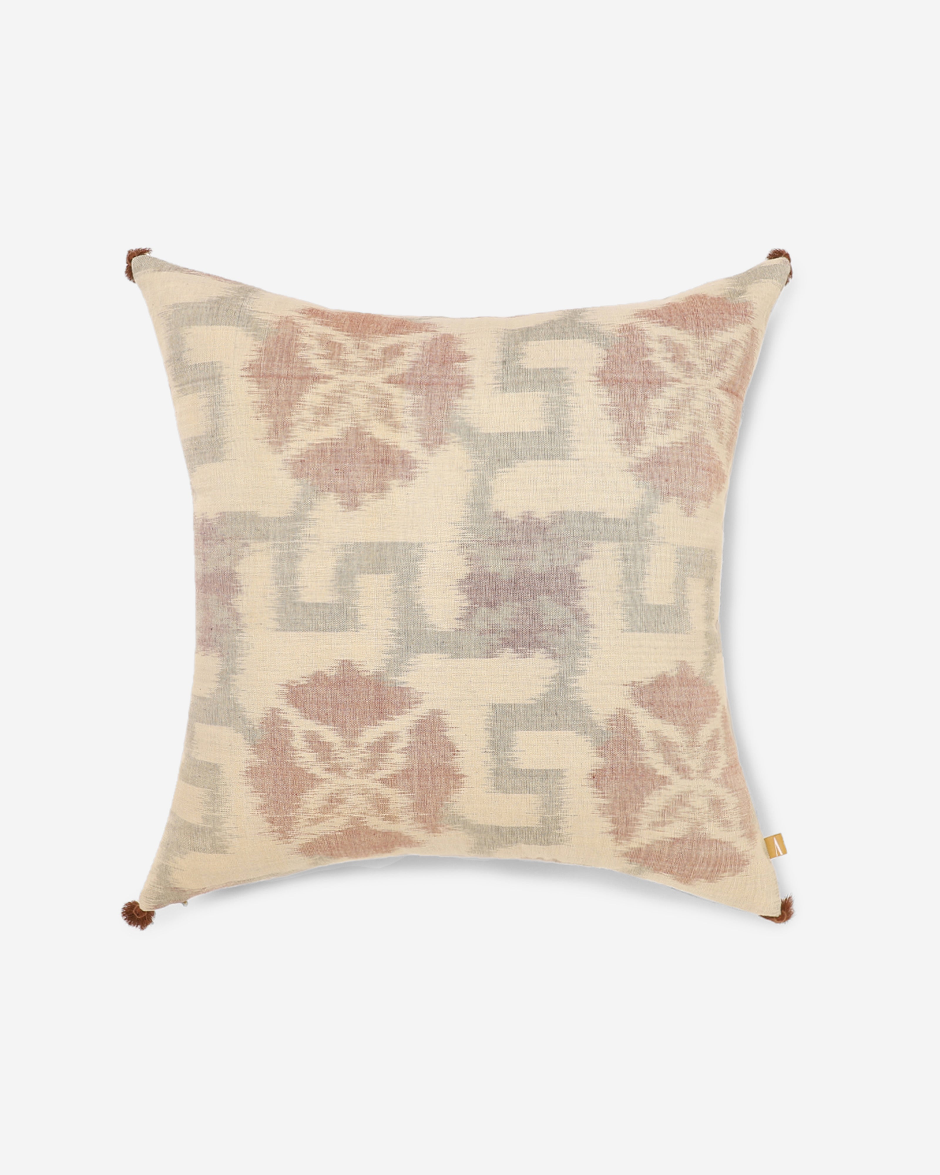 Delma Pochampally Weft Ikat Cotton Silk Cushion Cover