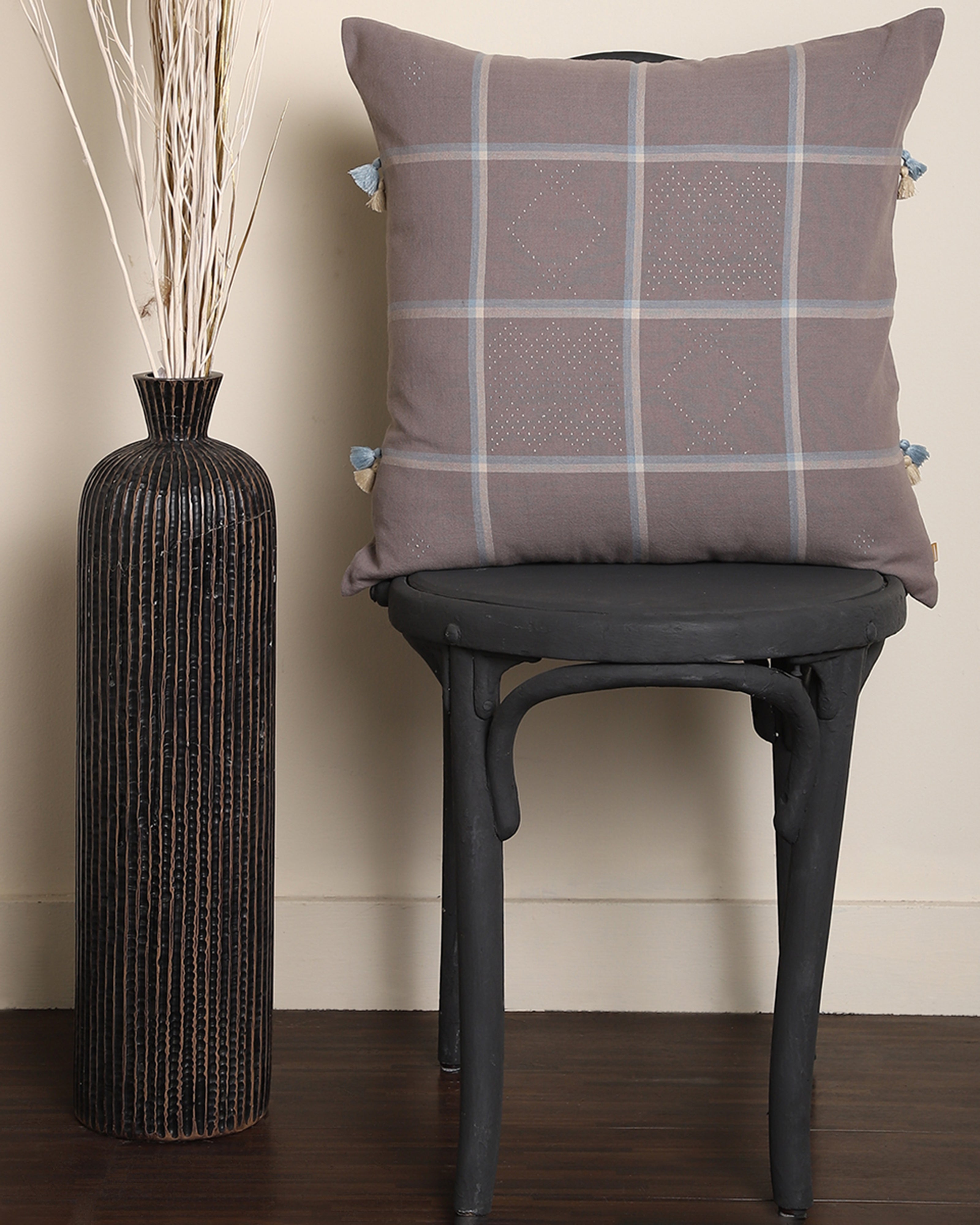 Santos Bhujodi Tangalia Cotton Cushion Cover