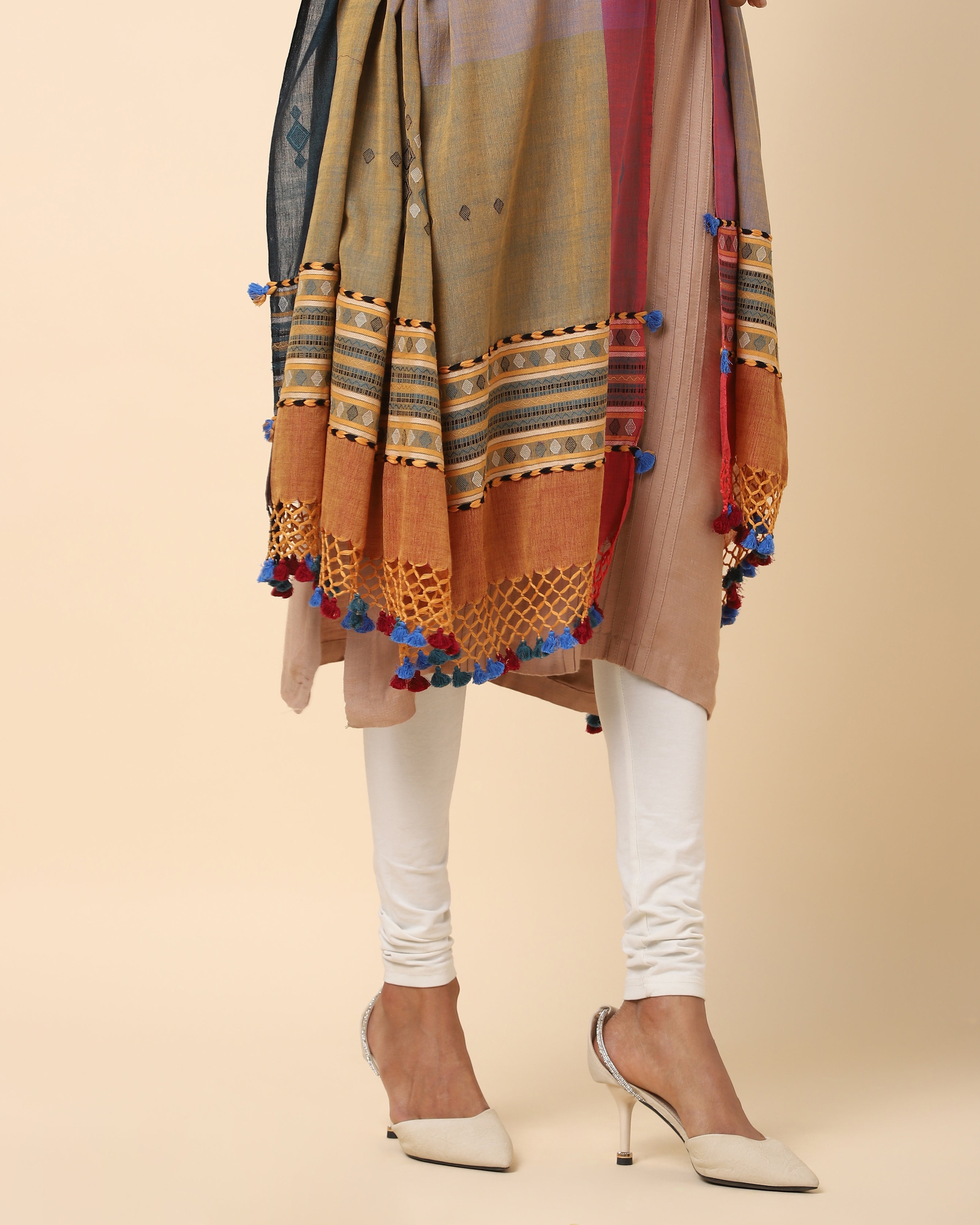 Trishana Bhujodi Extra Weft Cotton Dupatta