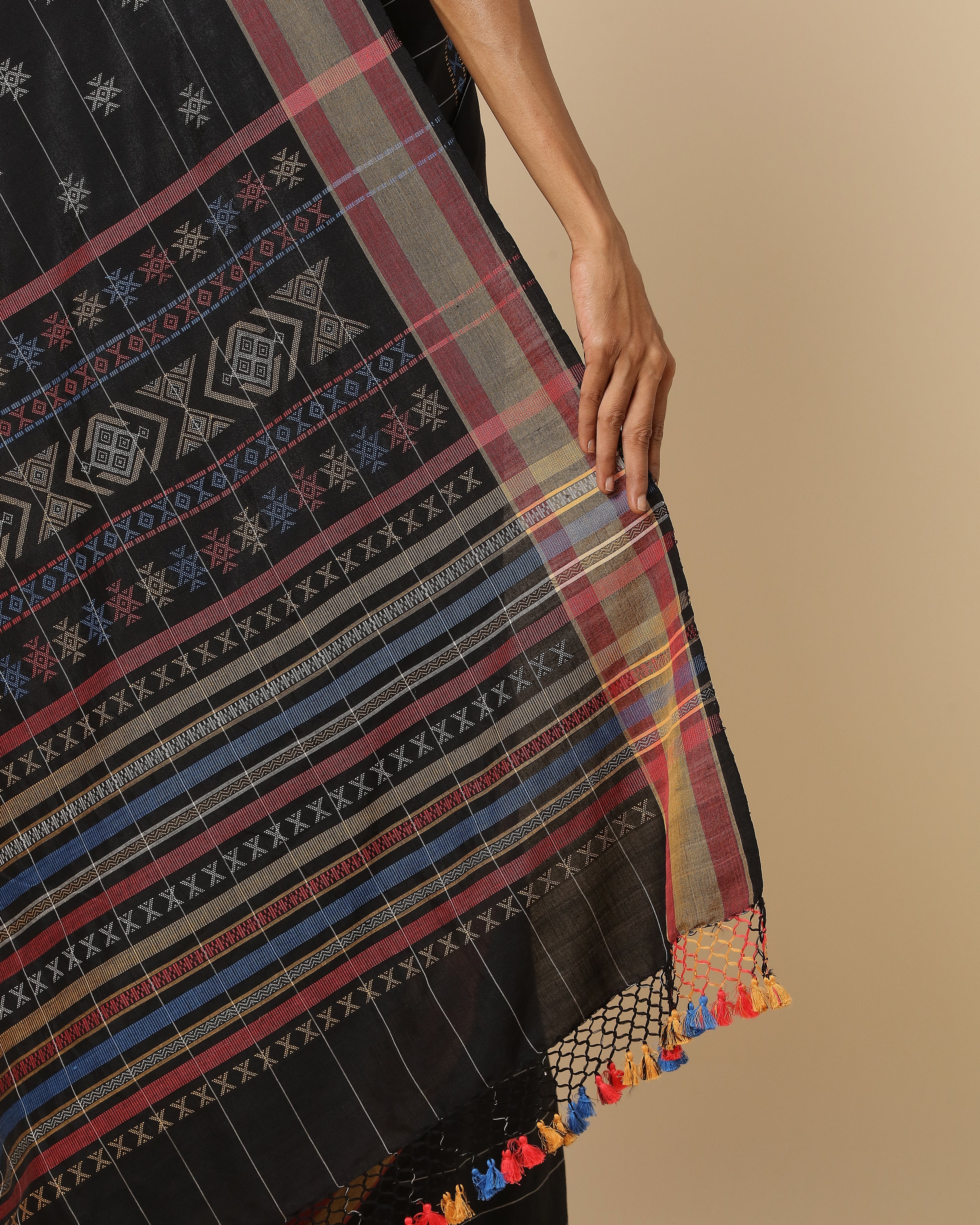 Estelle Bhujodi Extra Weft Cotton Silk Saree