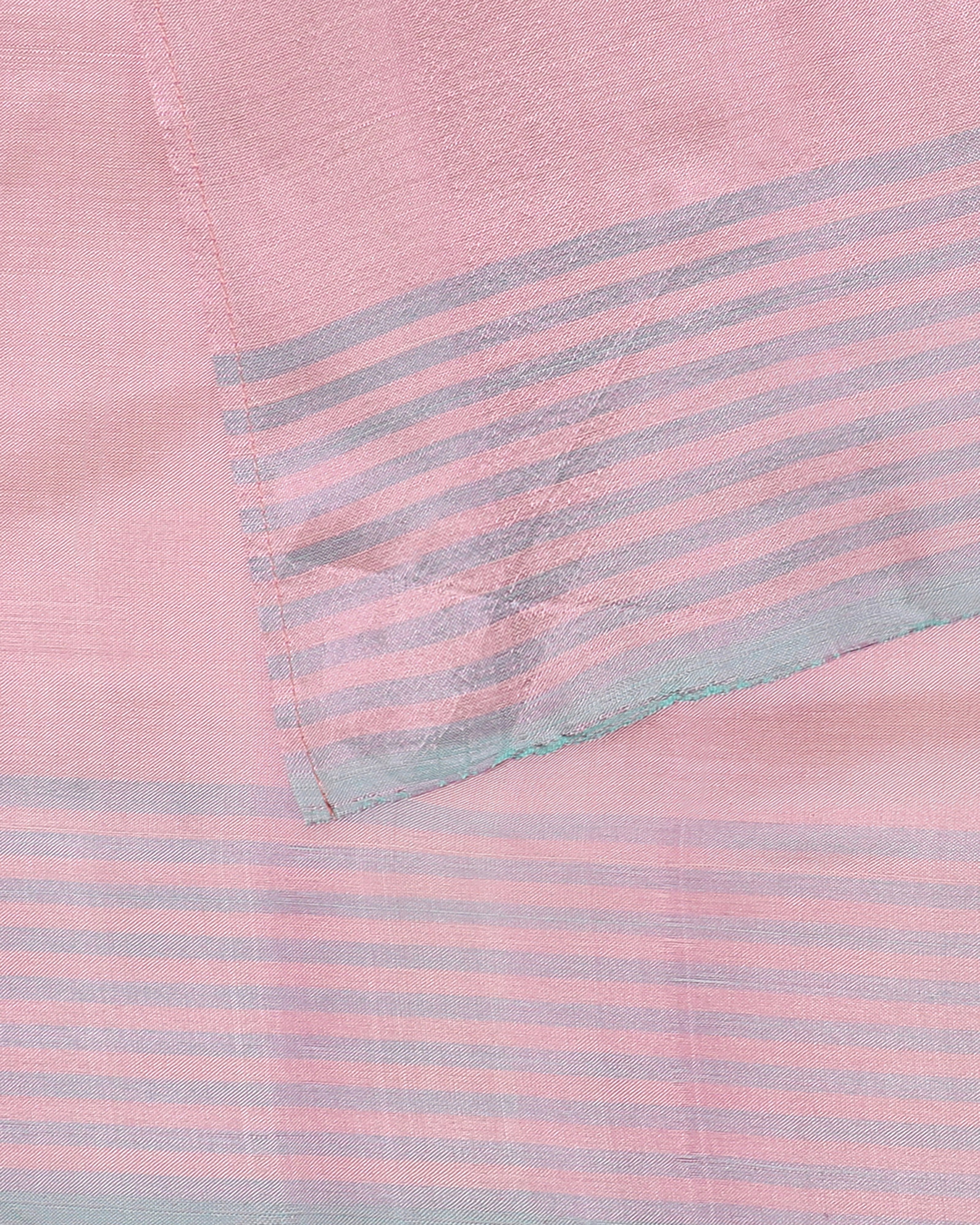 Parvini Pochampally Weft Ikat Cotton Silk Saree