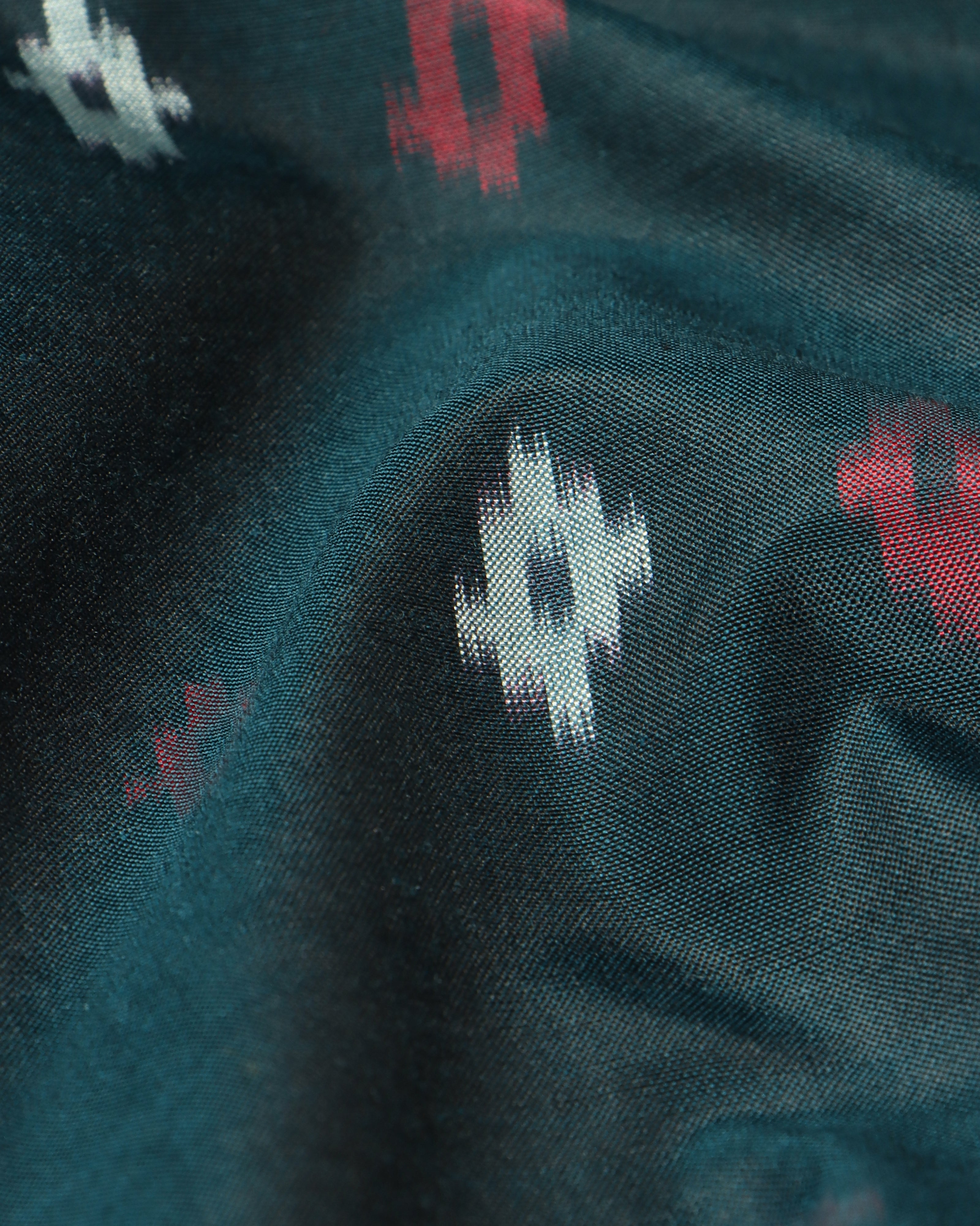 Poonam Pochampally Warp Ikat Silk Saree