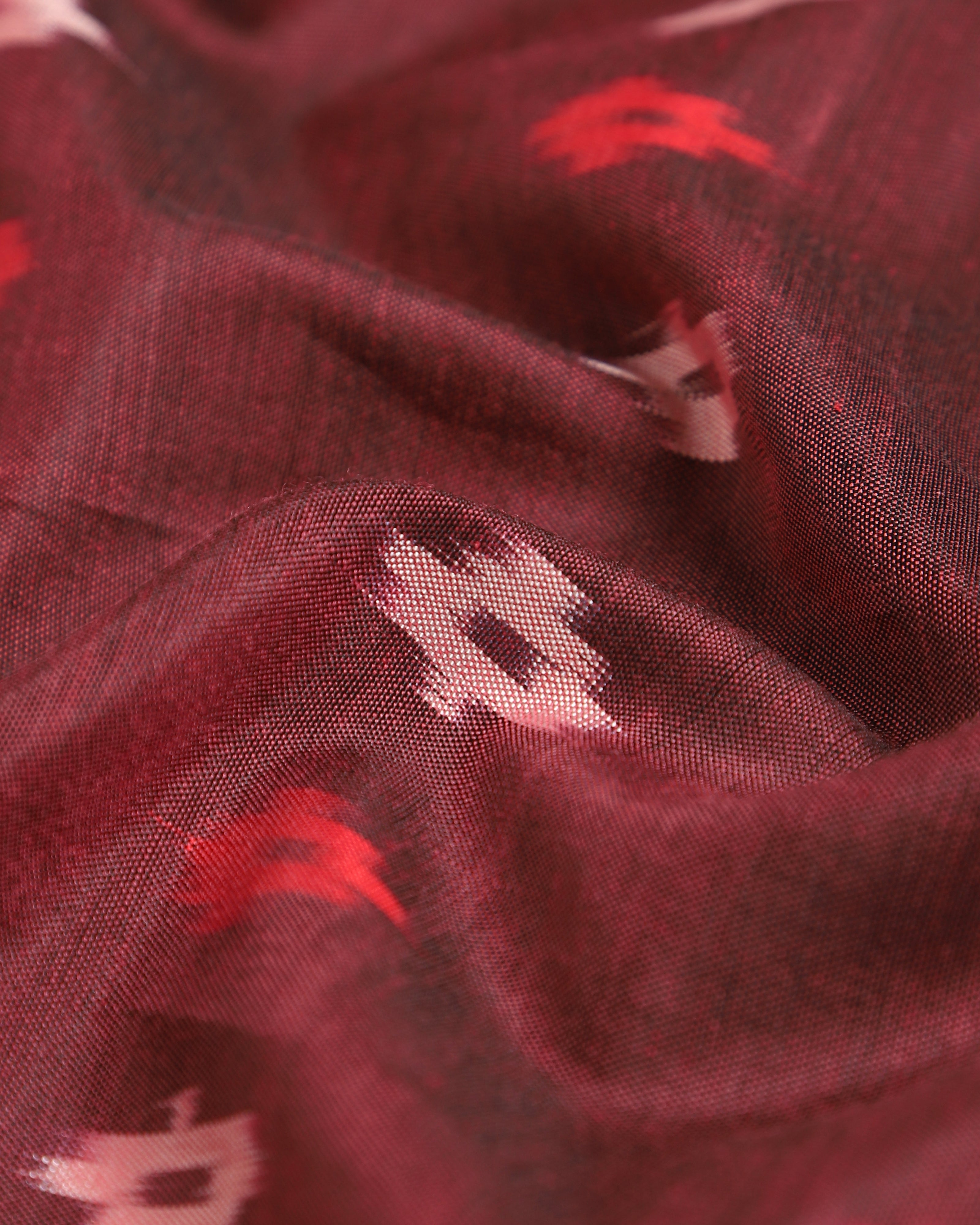 Poonam Pochampally Warp Ikat Silk Saree